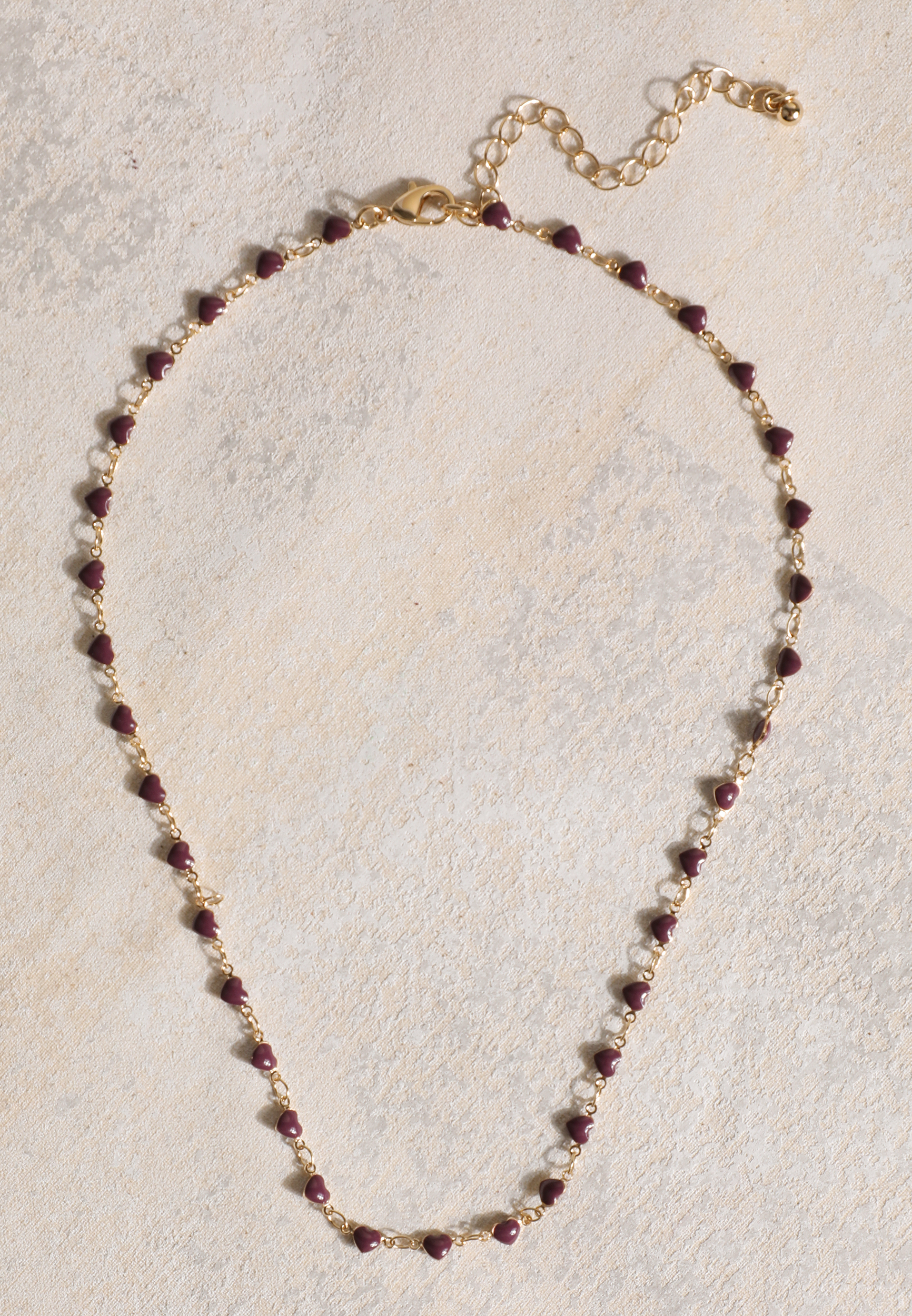 Everyday Layers Mini Purple Heart Necklace, C7801, large