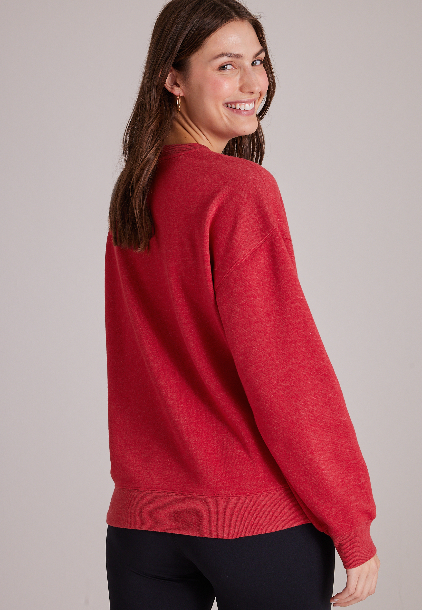 Joyful Crewneck Sweatshirt, C7040, large