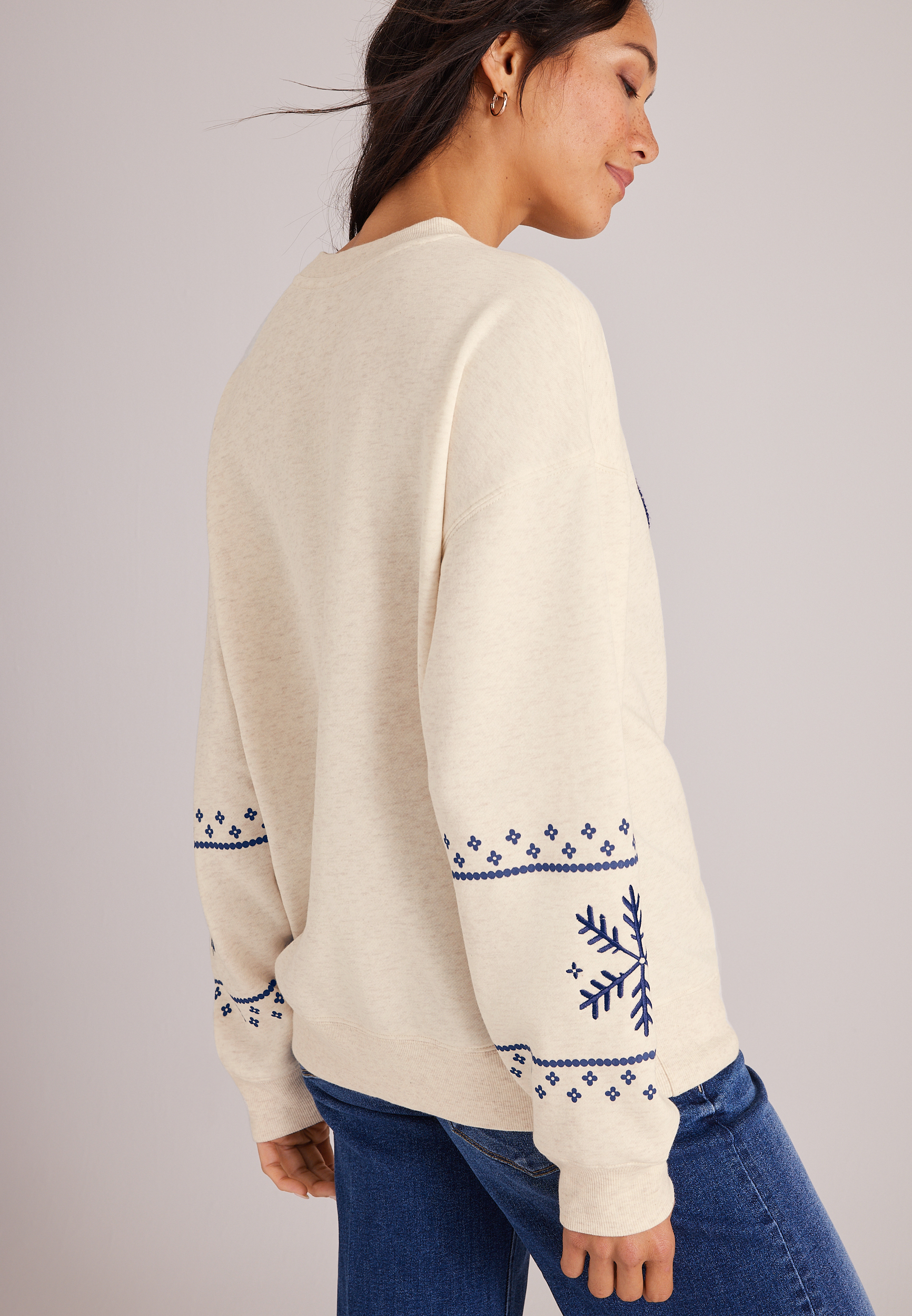 I Don't Winter Well Chenille Graphic Sweatshirt, C3363, large