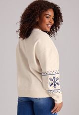 Plus Size I Don't Winter Well Chenille Graphic Sweatshirt, C3363, small