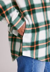 Wilder Plaid Fleece Shacket, C5273, small