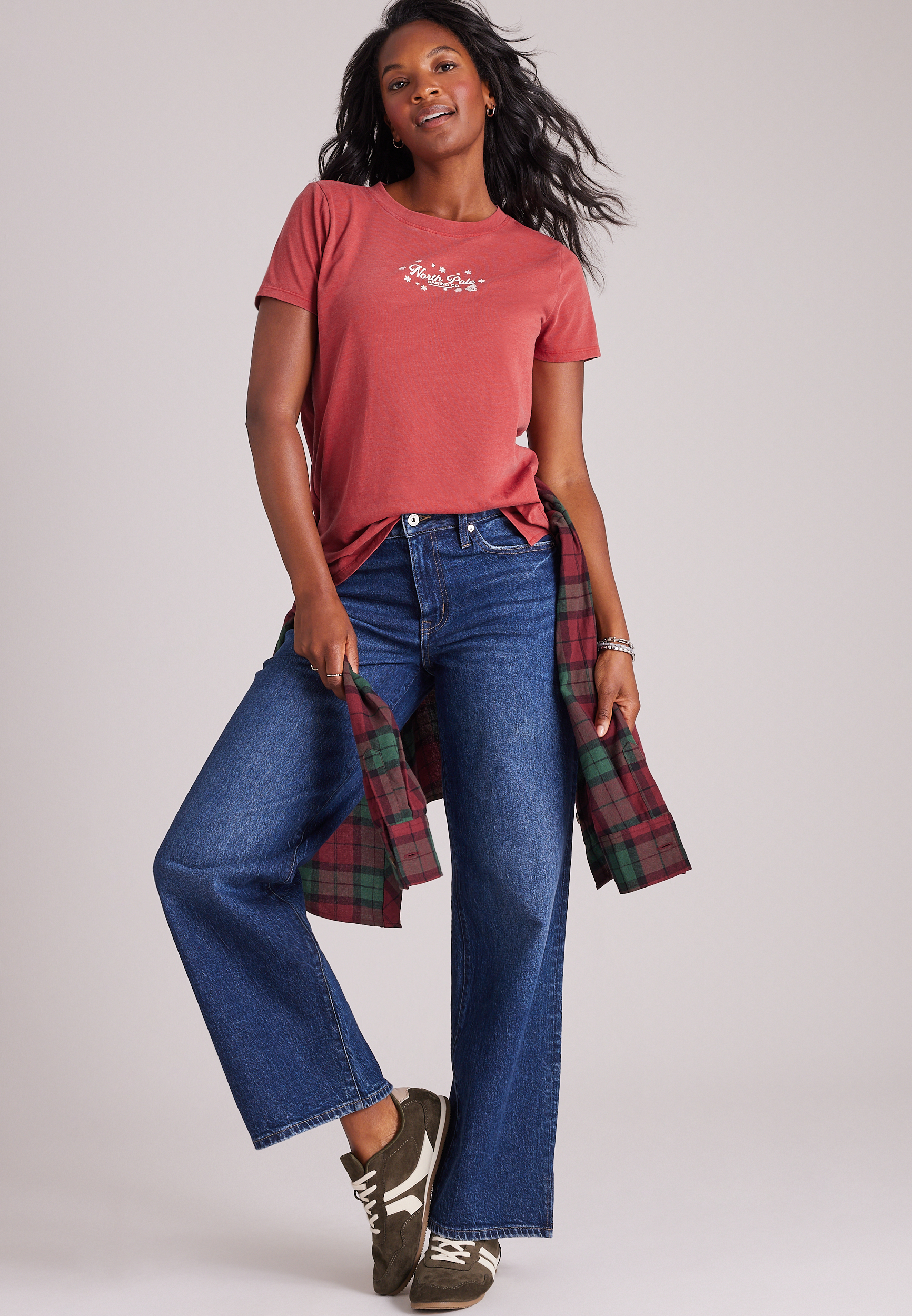 North Pole Baking Co. Holiday Relaxed Fit Graphic Tee, C5006, large