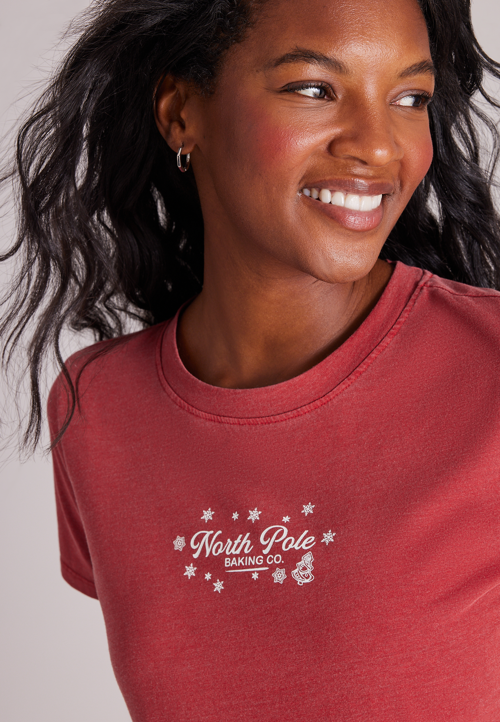 North Pole Baking Co. Holiday Relaxed Fit Graphic Tee, C5006, large