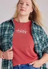 Plus Size North Pole Baking Co. Holiday Relaxed Fit Graphic Tee, C5006, small
