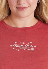 Plus Size North Pole Baking Co. Holiday Relaxed Fit Graphic Tee, C5006, small
