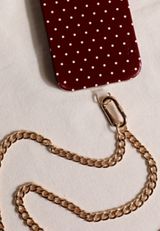 Gold Chain Phone Crossbody, C605, small