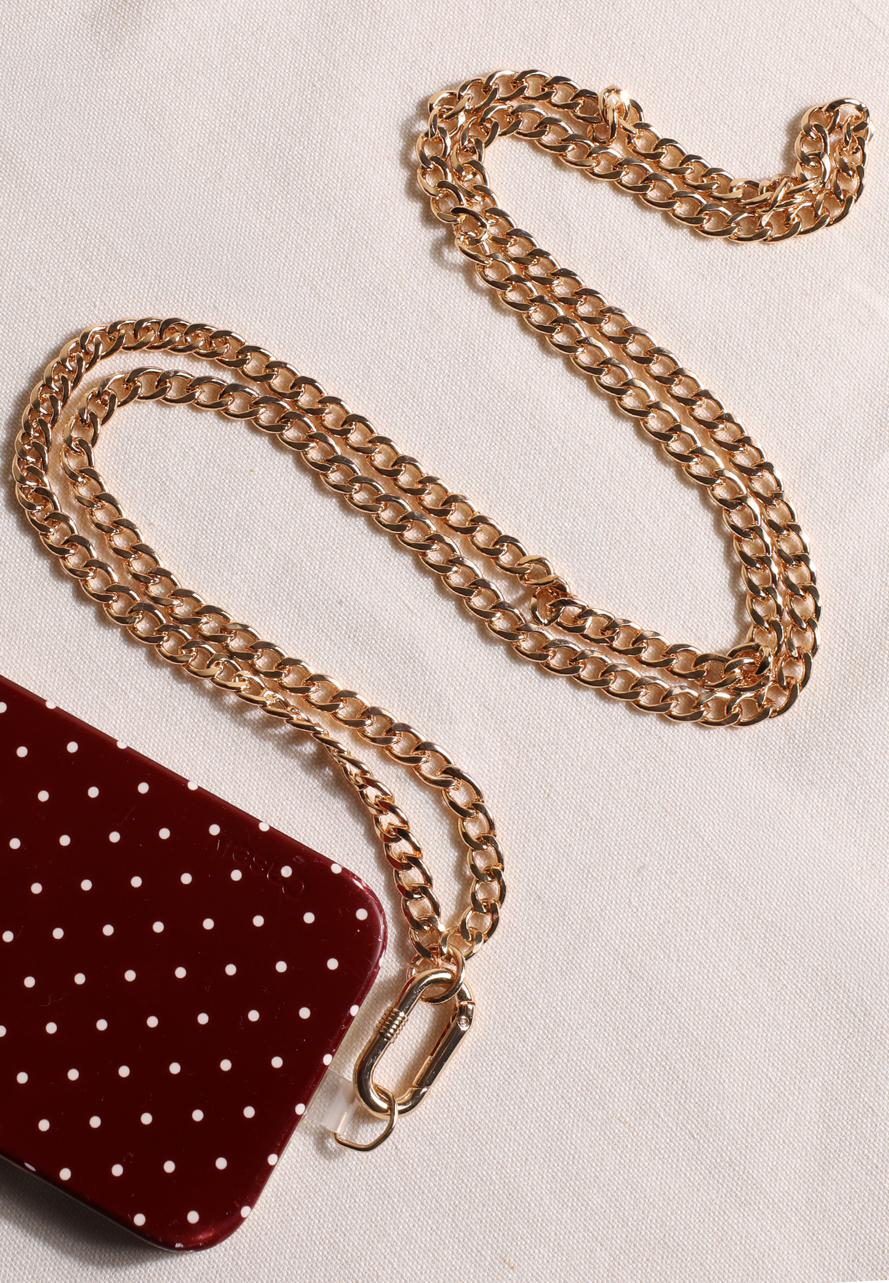 Gold Chain Phone Crossbody, C605, large