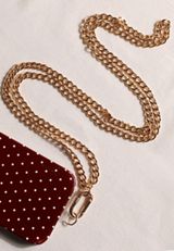 Gold Chain Phone Crossbody, C605, small