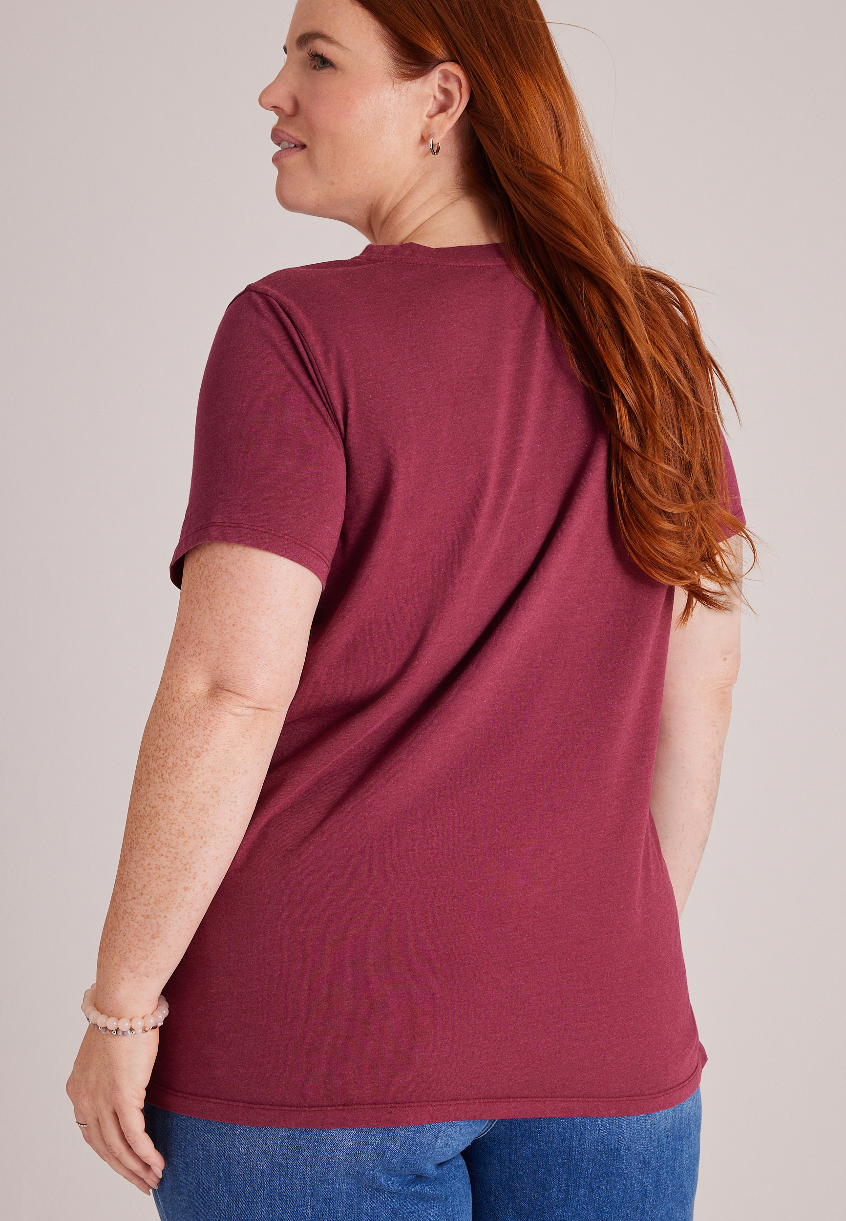 Plus Size Jingle Some Of The Way I'm Tired Relaxed Fit Graphic Tee, C1676, large