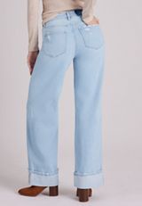 Flying Monkey™ Super High Rise Cuffed Relaxed Wide Leg Jean, C2806, small