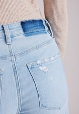 Flying Monkey™ Super High Rise Cuffed Relaxed Wide Leg Jean, C2806, small