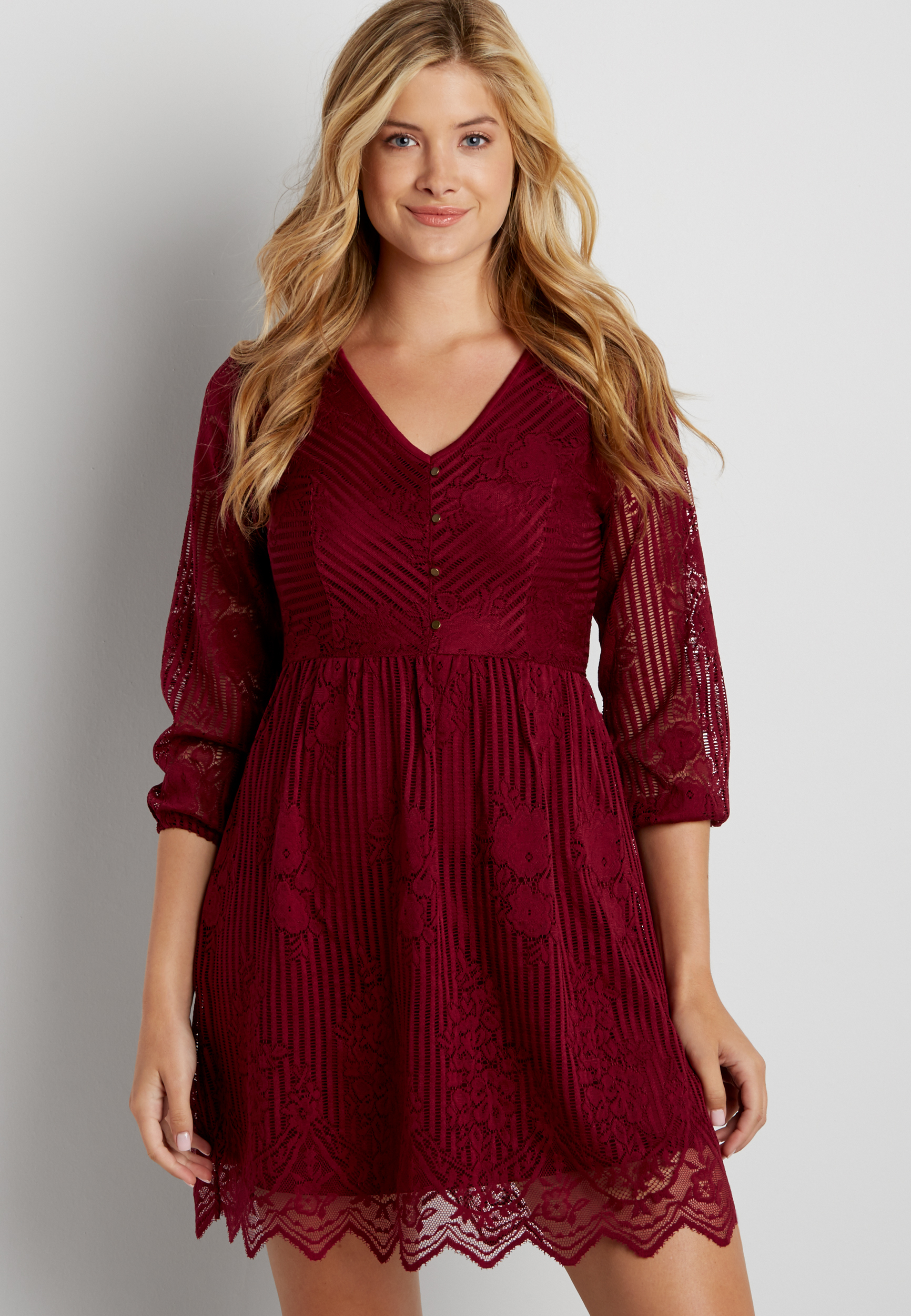 Maurices deals maroon dress