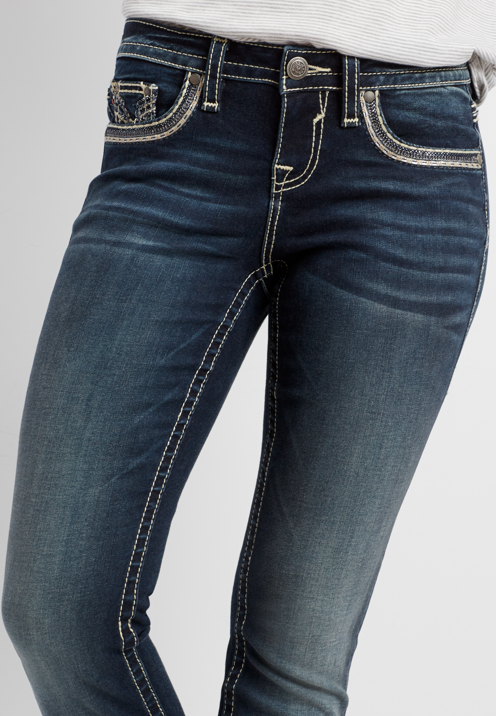 vigoss chelsea slim bootcut jeans