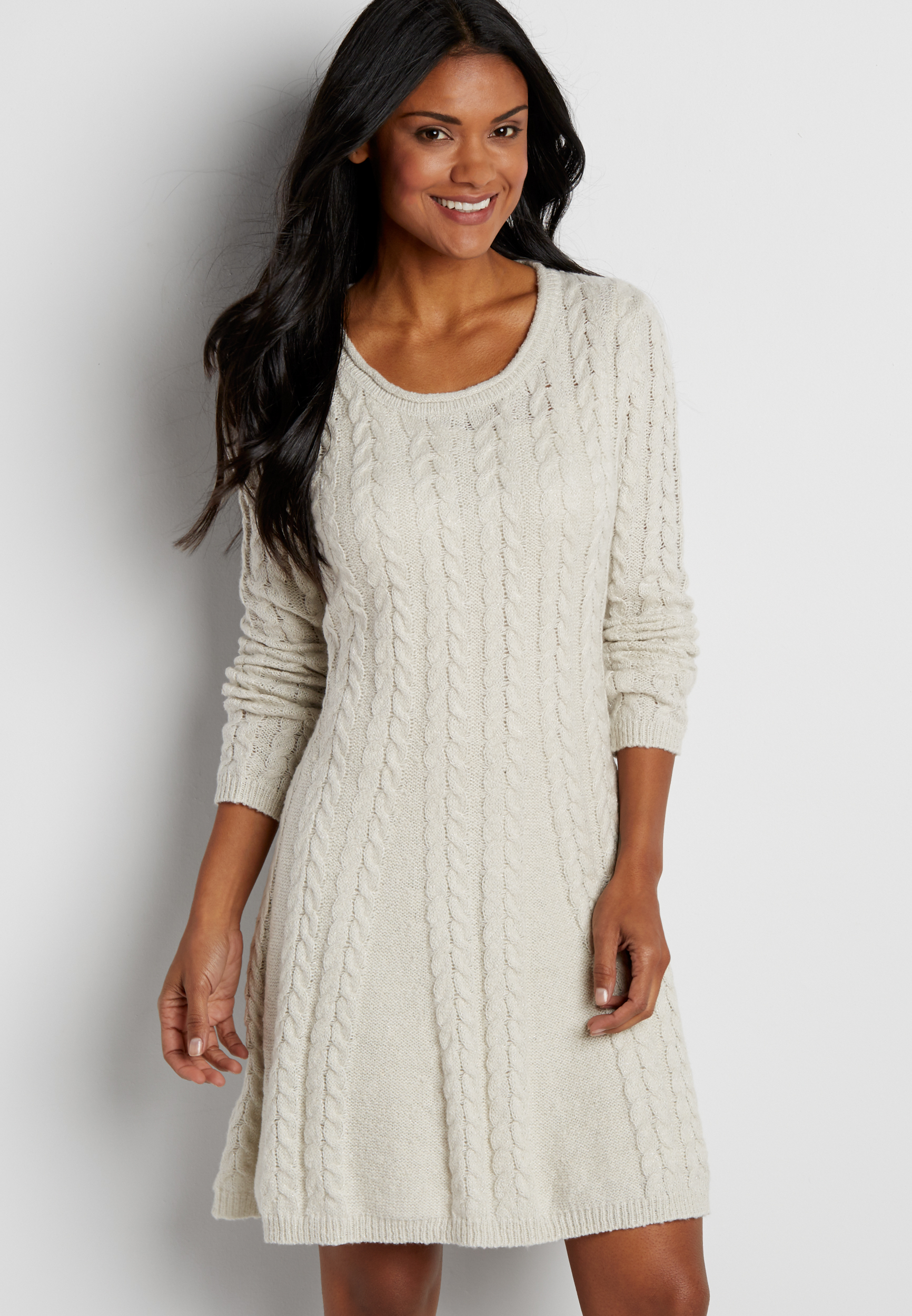 cable knit sweater dress | maurices