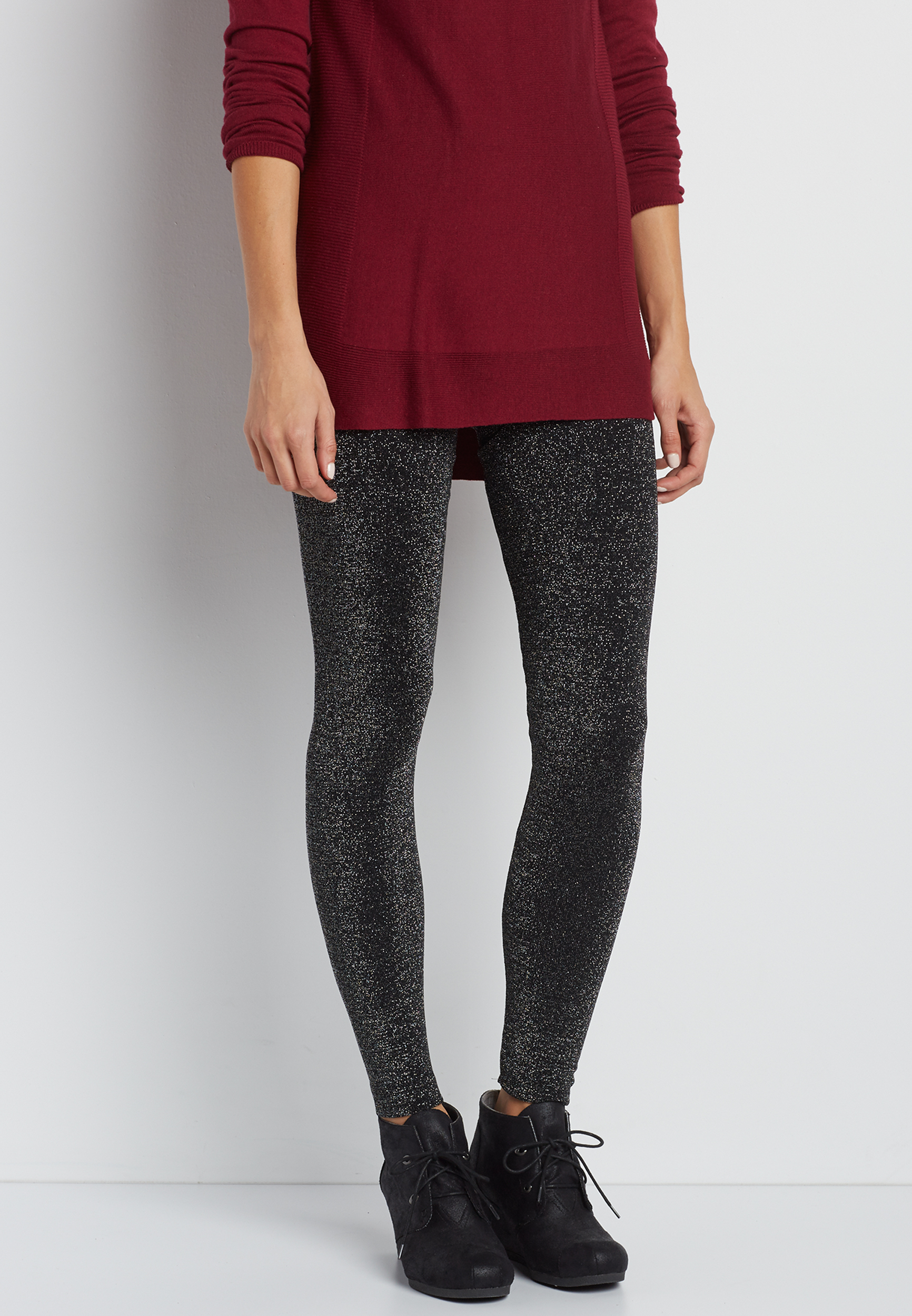 fleece lined shimmer legging maurices