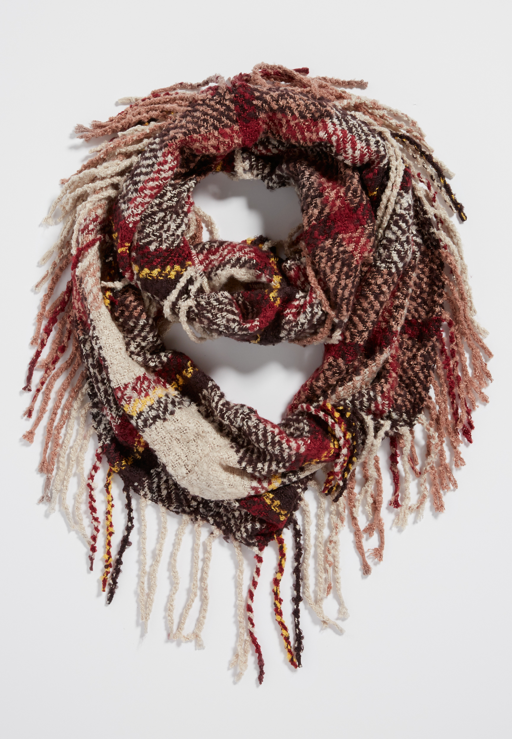 plush ultra soft plaid scarf