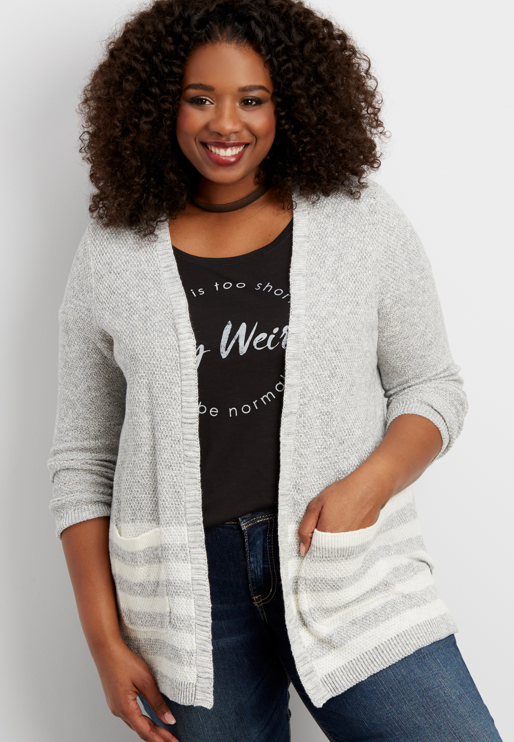 plus size cardigans kmart