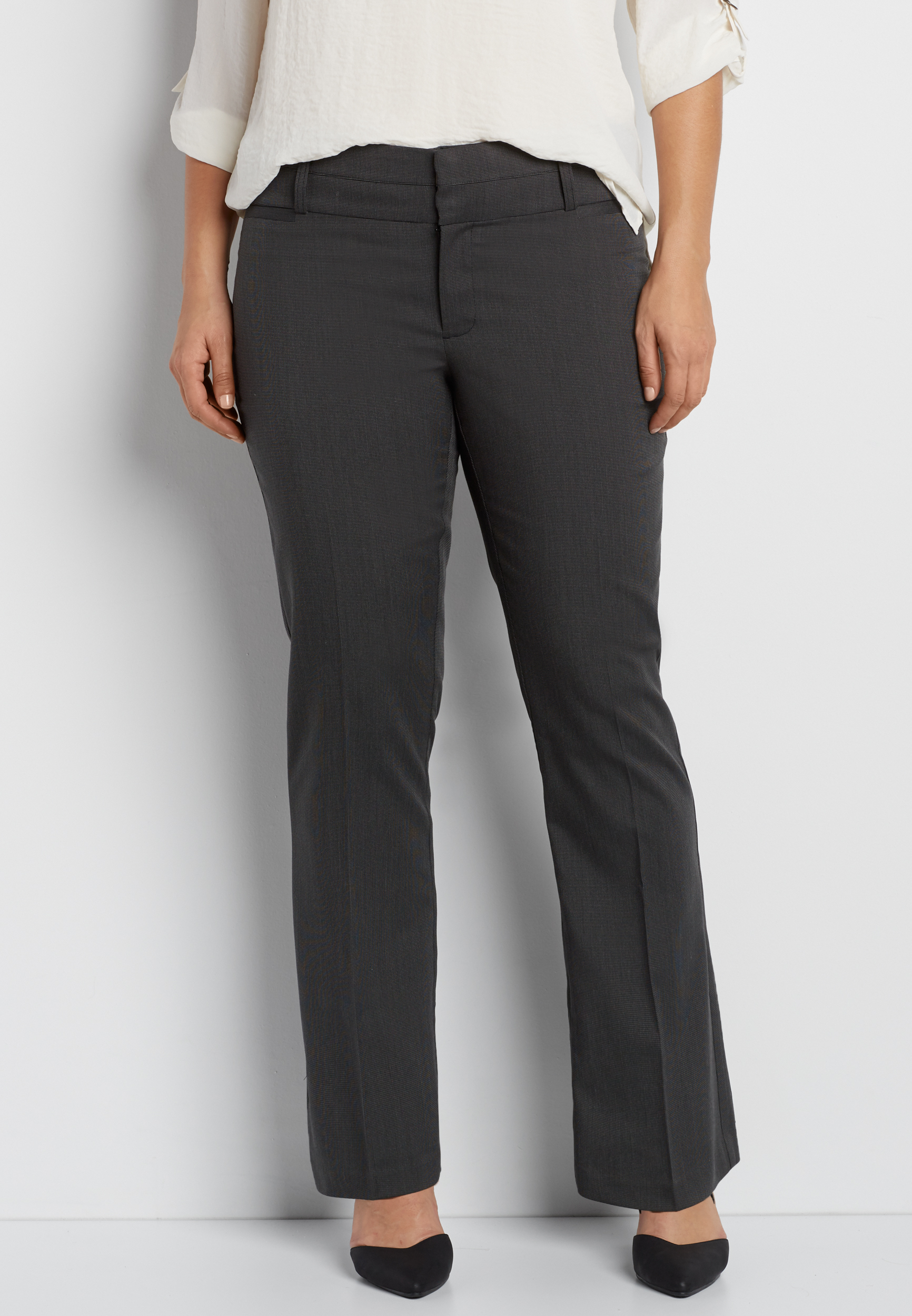The smart plus size menswear it fit bootcut pant maurices