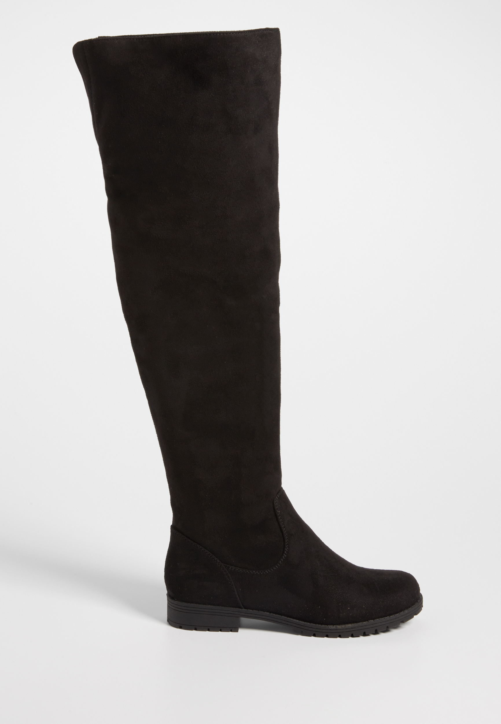 Sydney faux suede over the knee boot in black | maurices