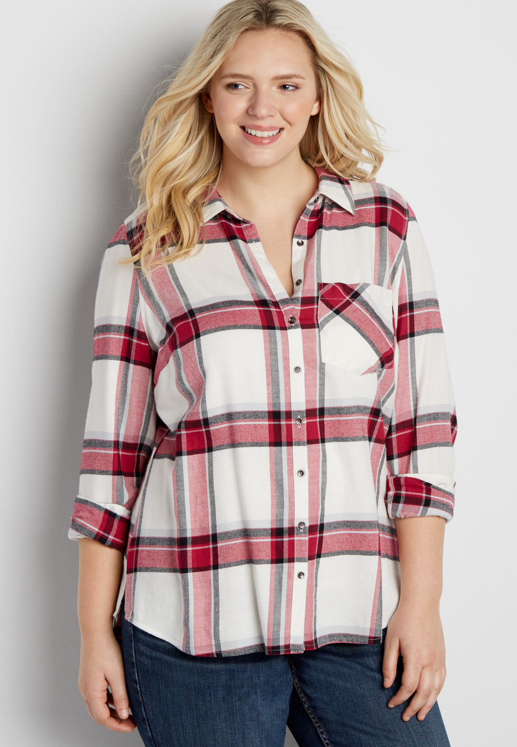 neon pink plus size shirt OFF53%