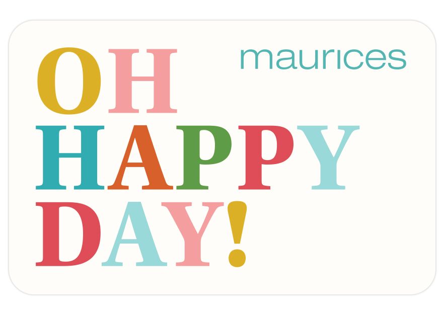 maurices Oh Happy Day Gift Card