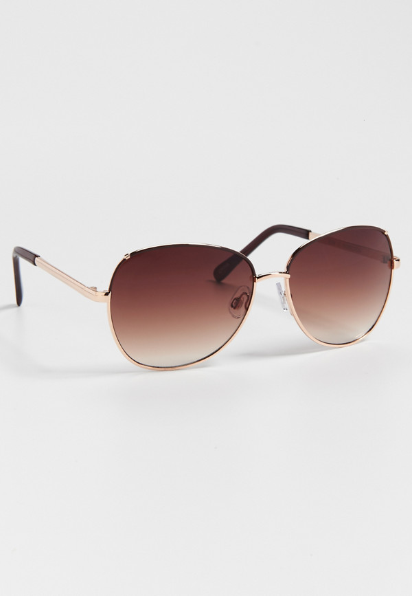 two tone aviator sunglasses | maurices