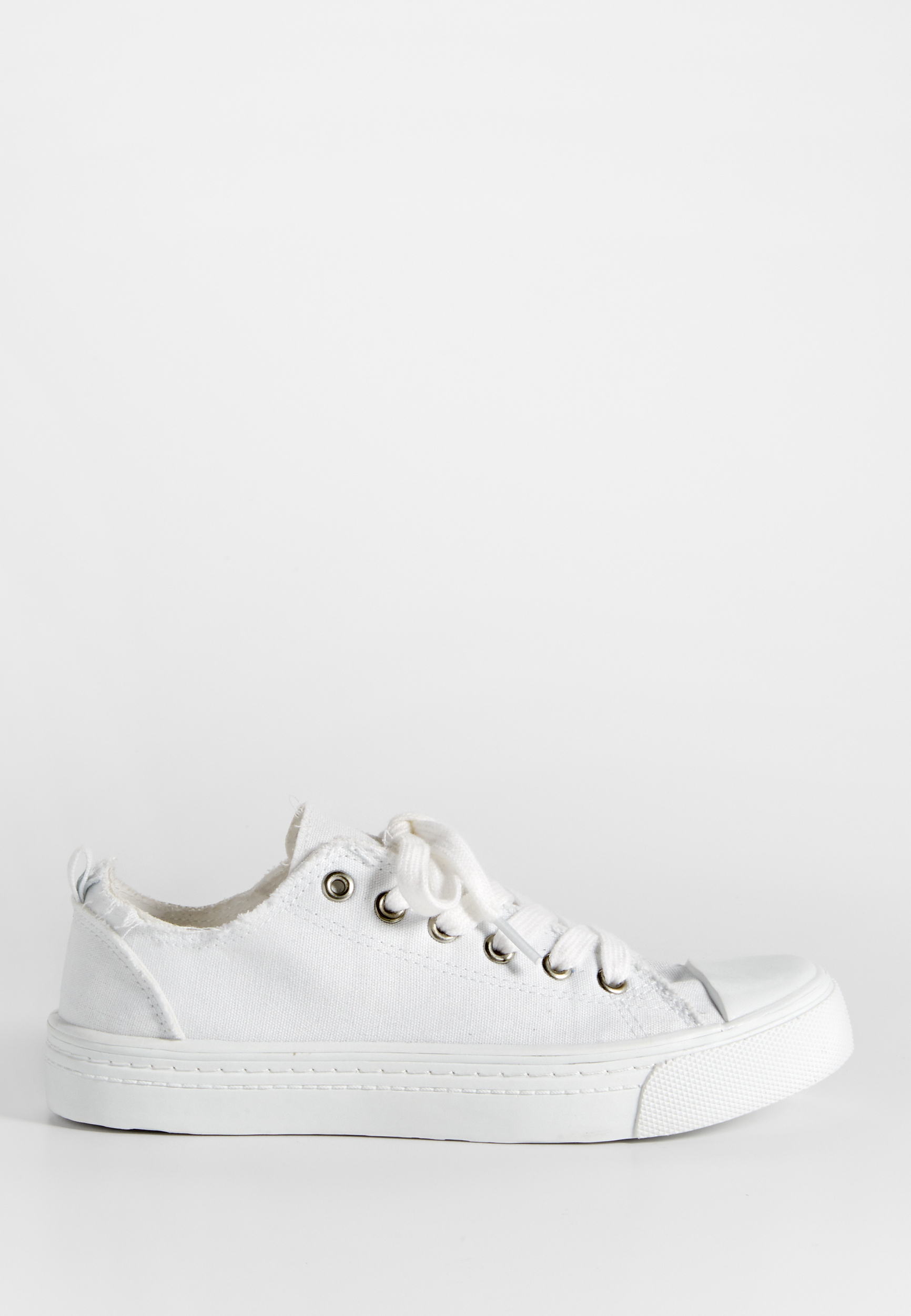 Polly canvas sneaker in white | maurices