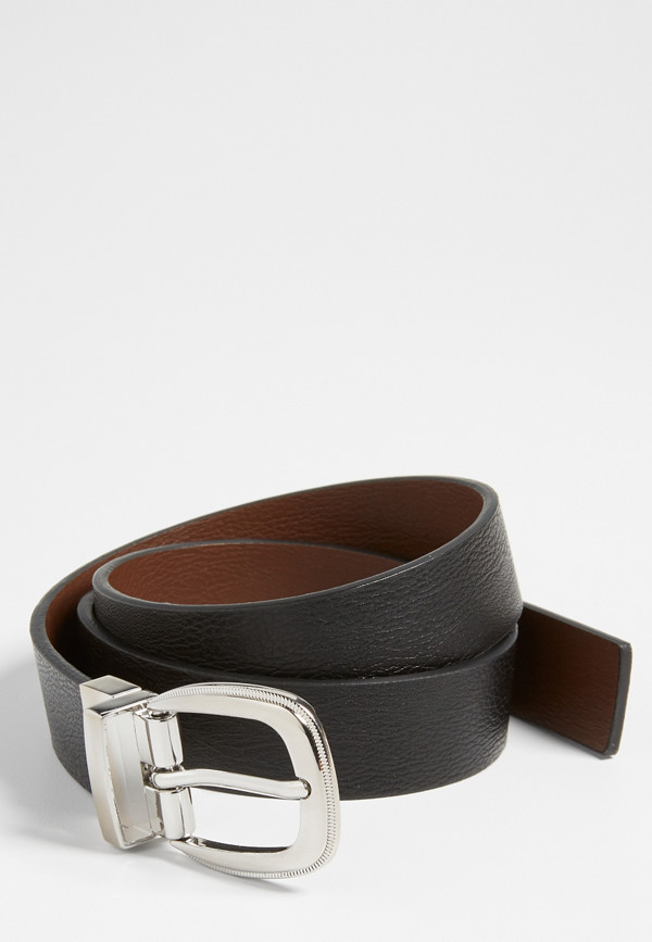 plus size reversible faux leather belt | maurices
