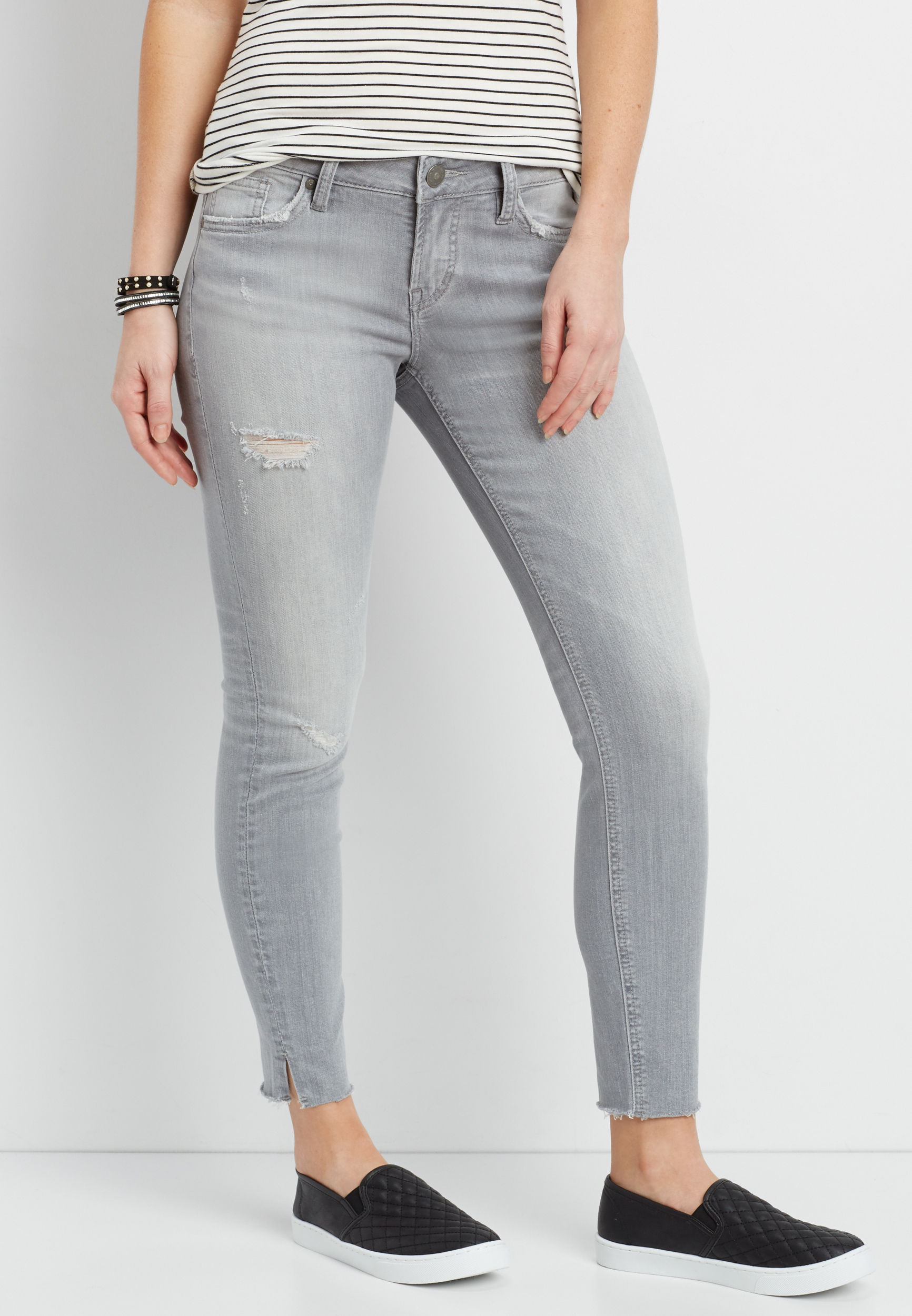 aiko silver jeans clearance
