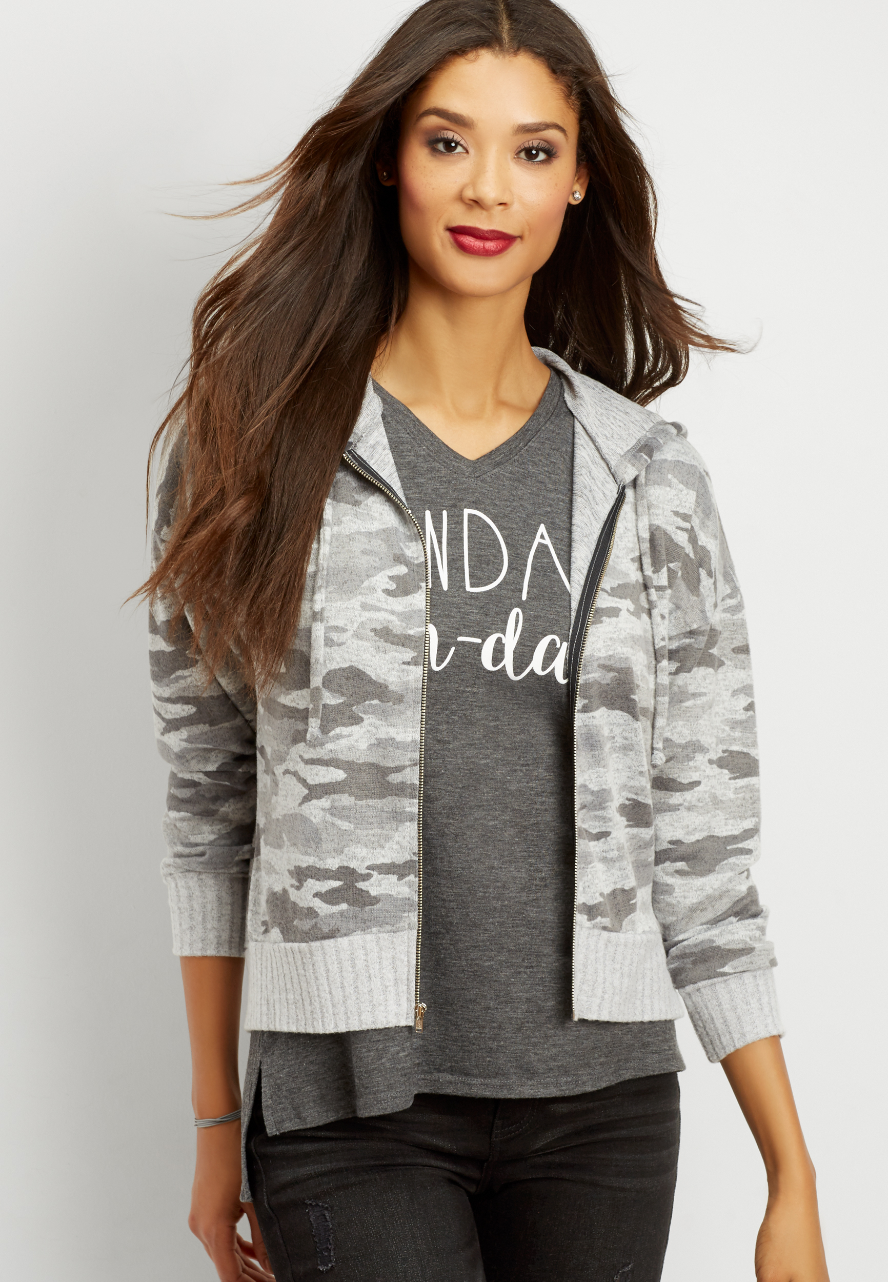 maurices camo sweatshirt