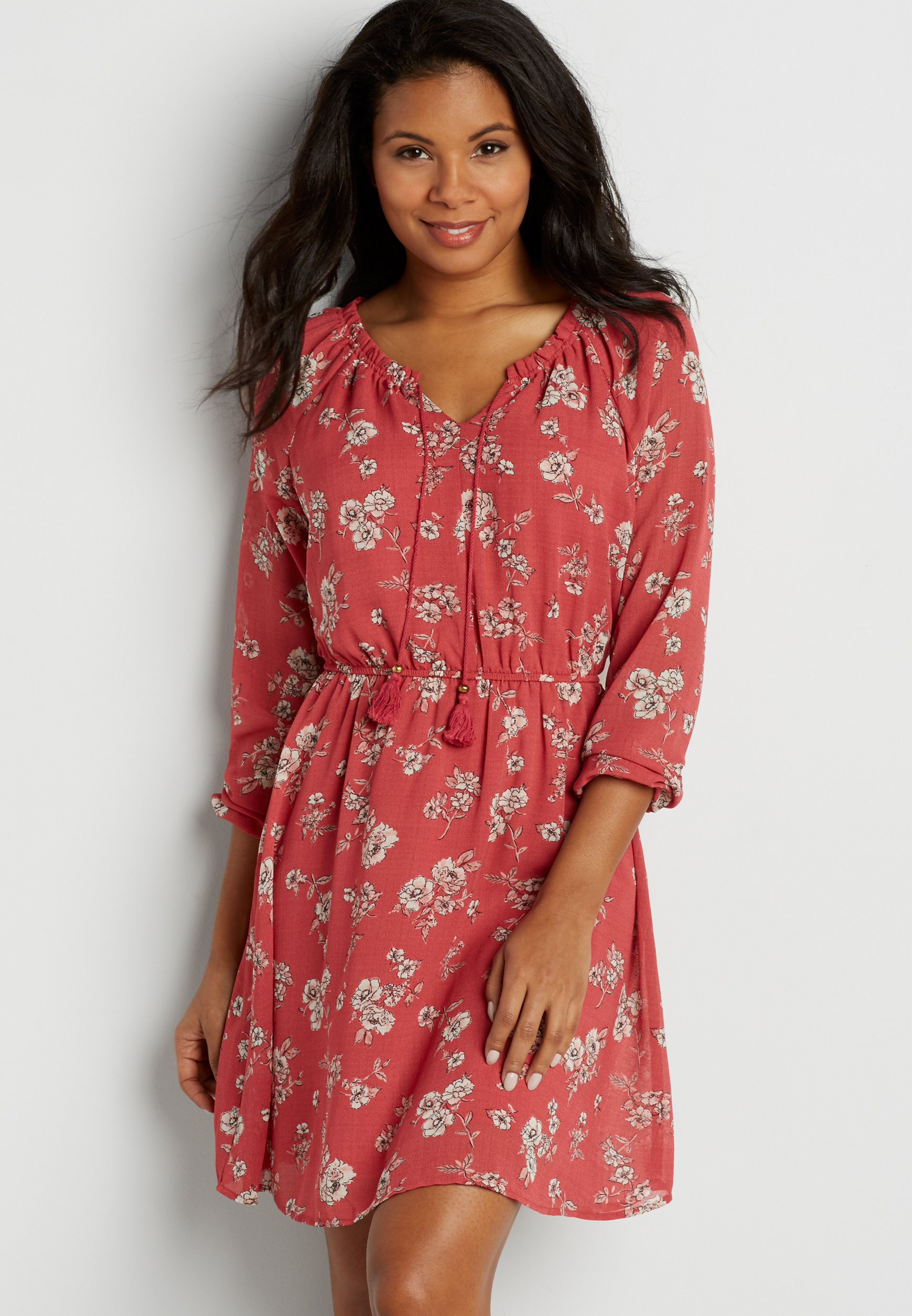 maurices red dress