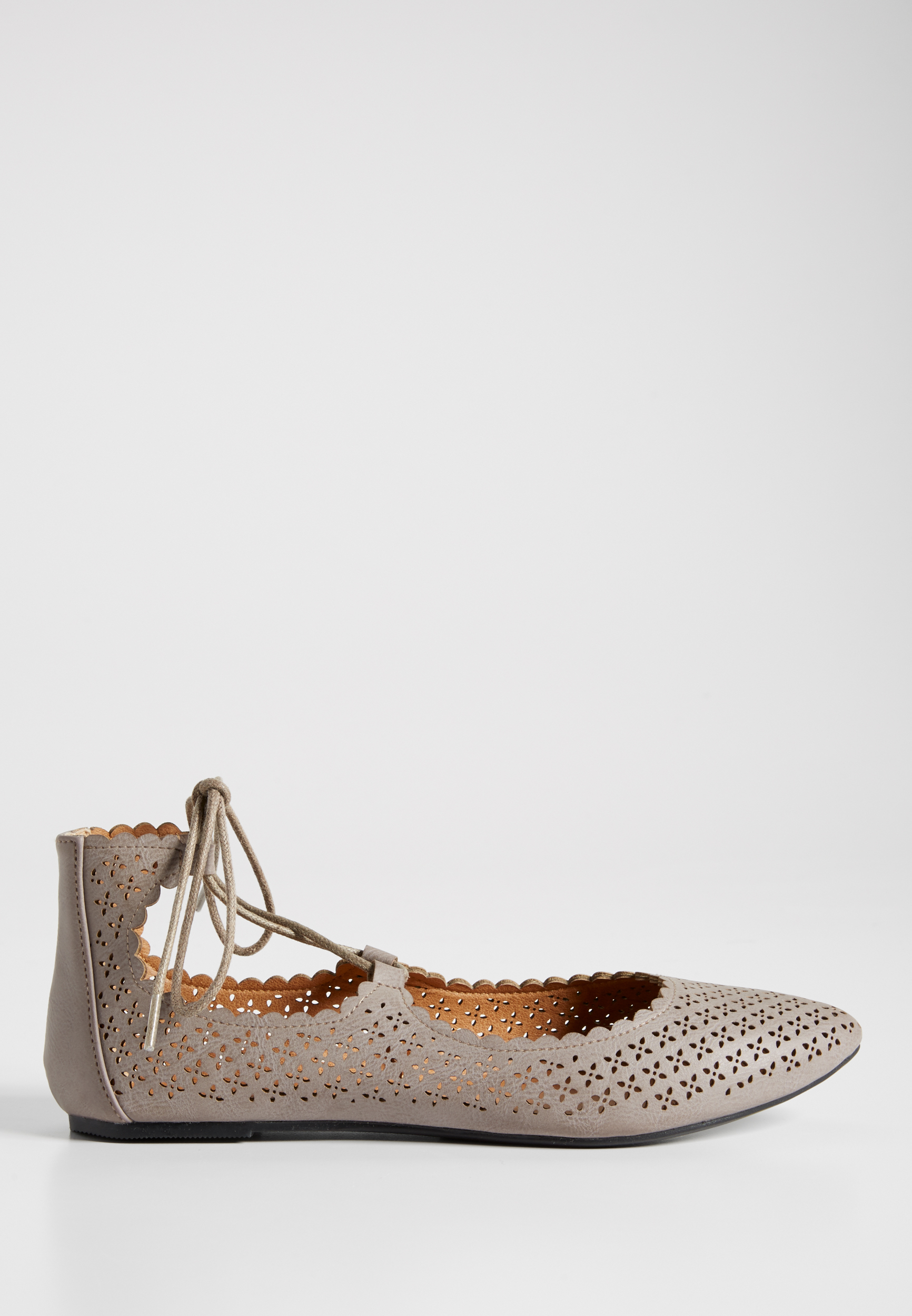 laser cut ballet flats
