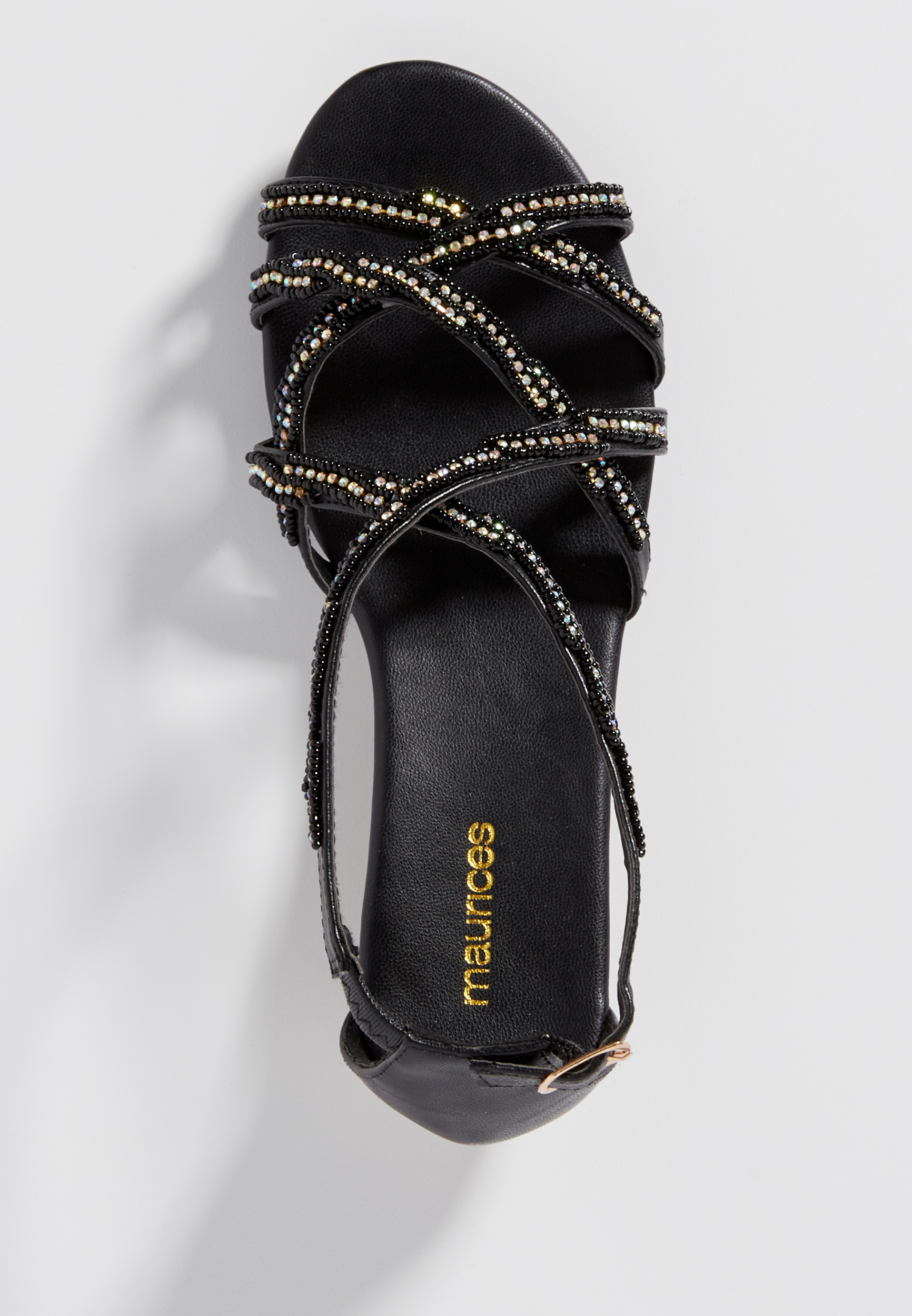 Eleanor low wedge sandal with embellishments | maurices