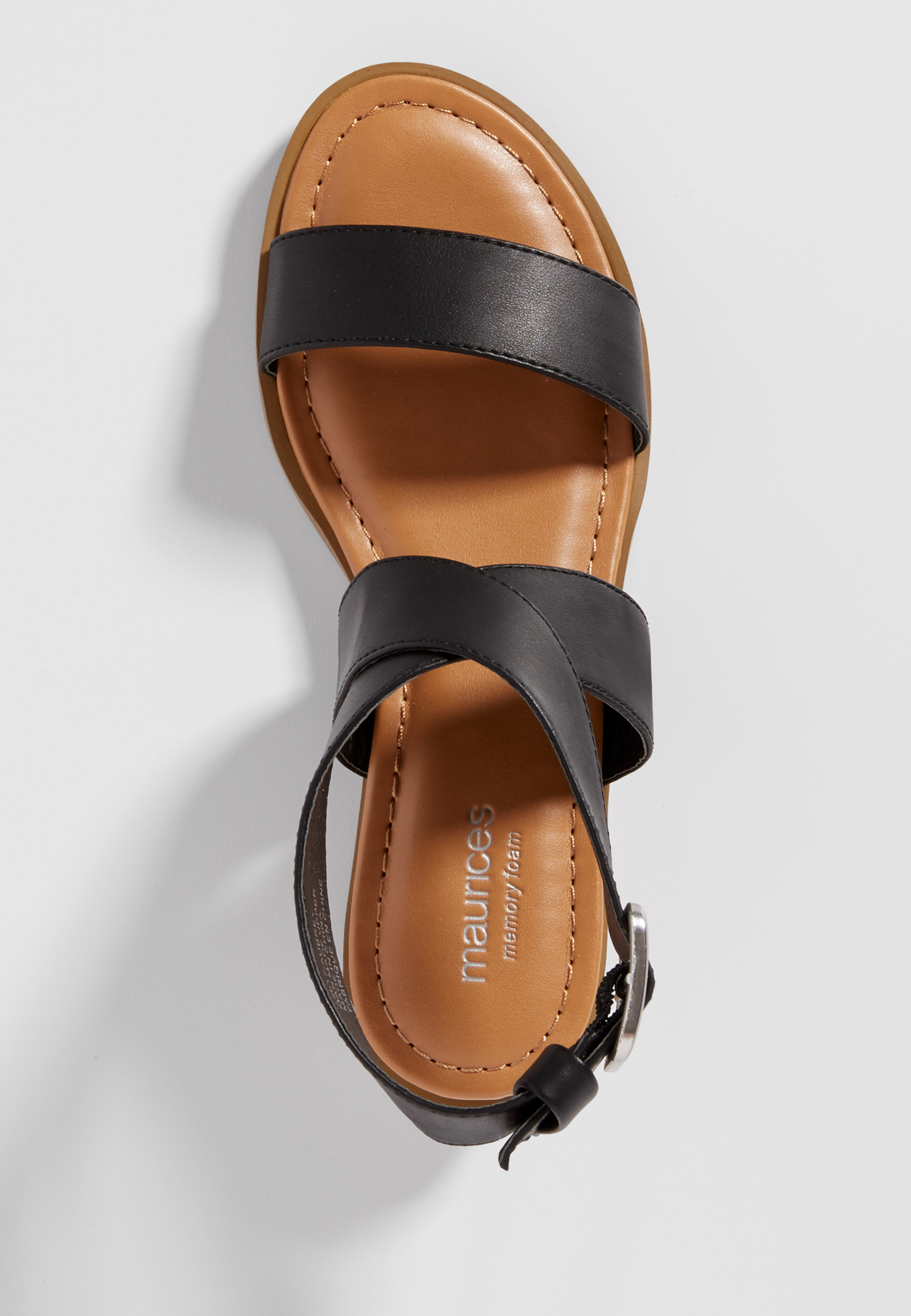 Aubrey thick strap sandal with memory foam | maurices