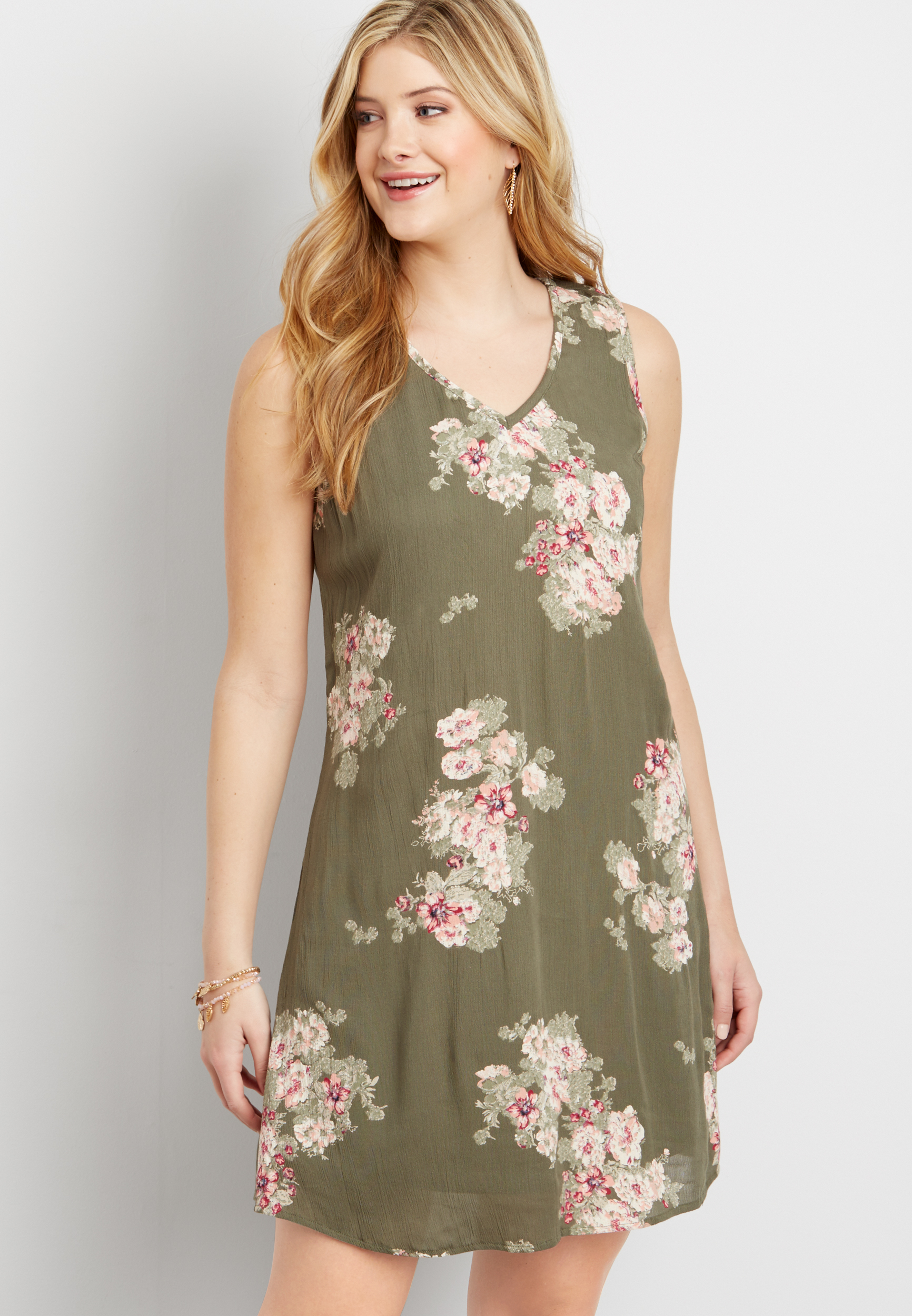 floral tank dress | maurices