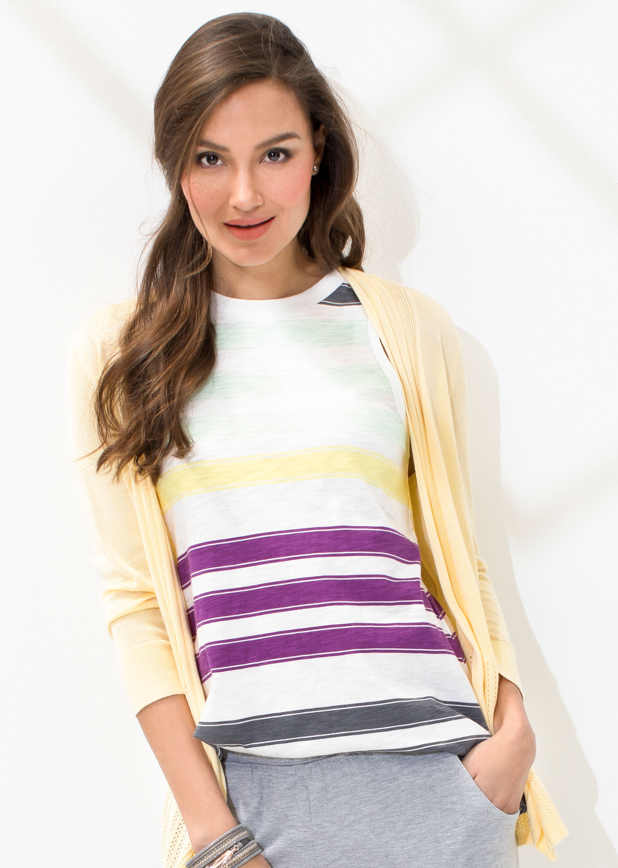 24/7 high neck multi colored tank maurices