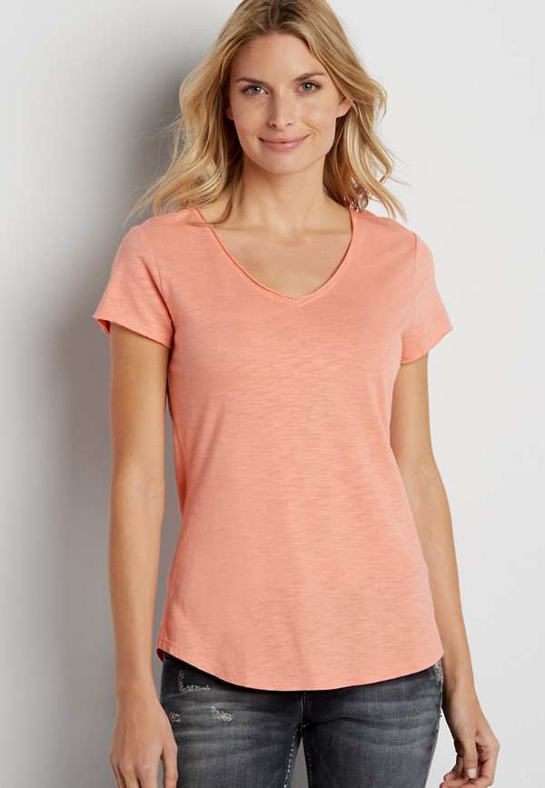 the 24/7 lightweight v-neck tee | maurices