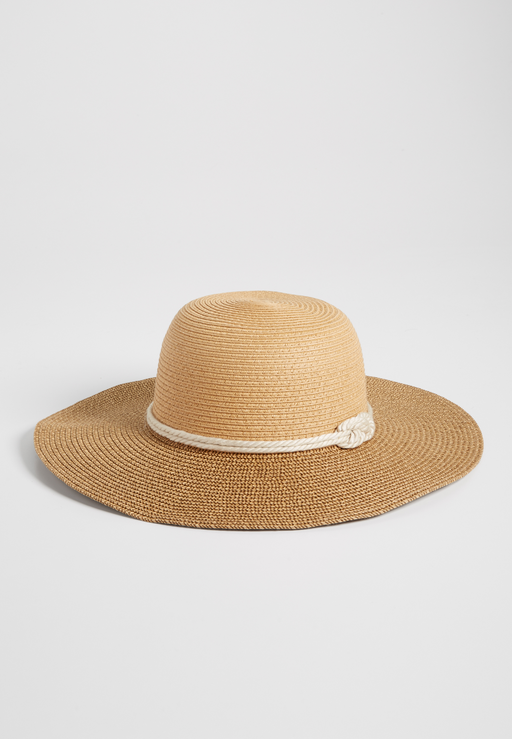 floppy hat with knotted rope band | maurices
