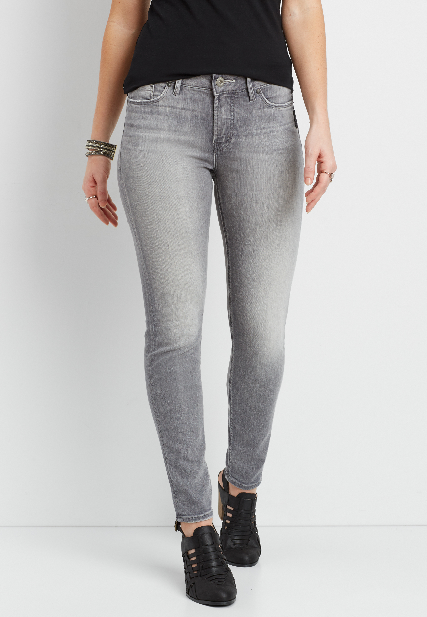 Slim Jeans Silver Grey Jeans Silver Jeans M12401SDK161 Allan Slim