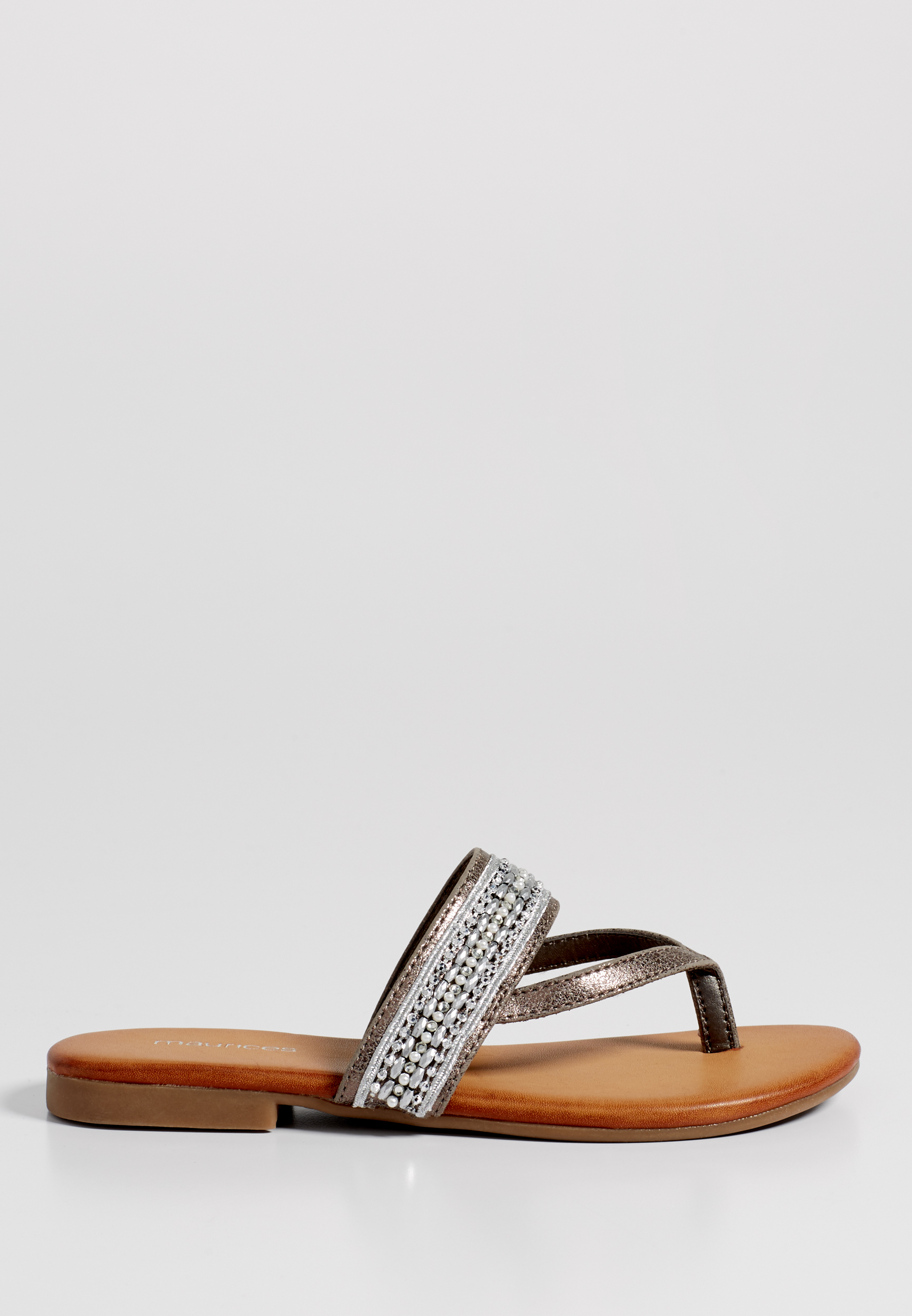 Skylar beaded thong sandal | maurices