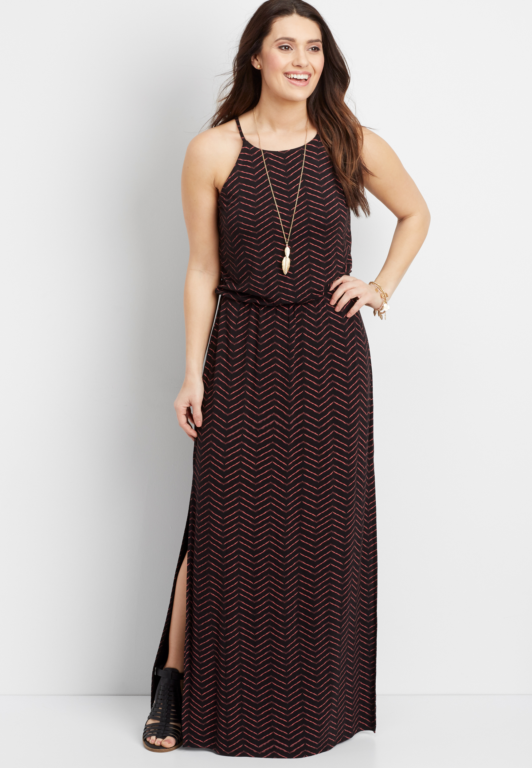 elastic waist maxi