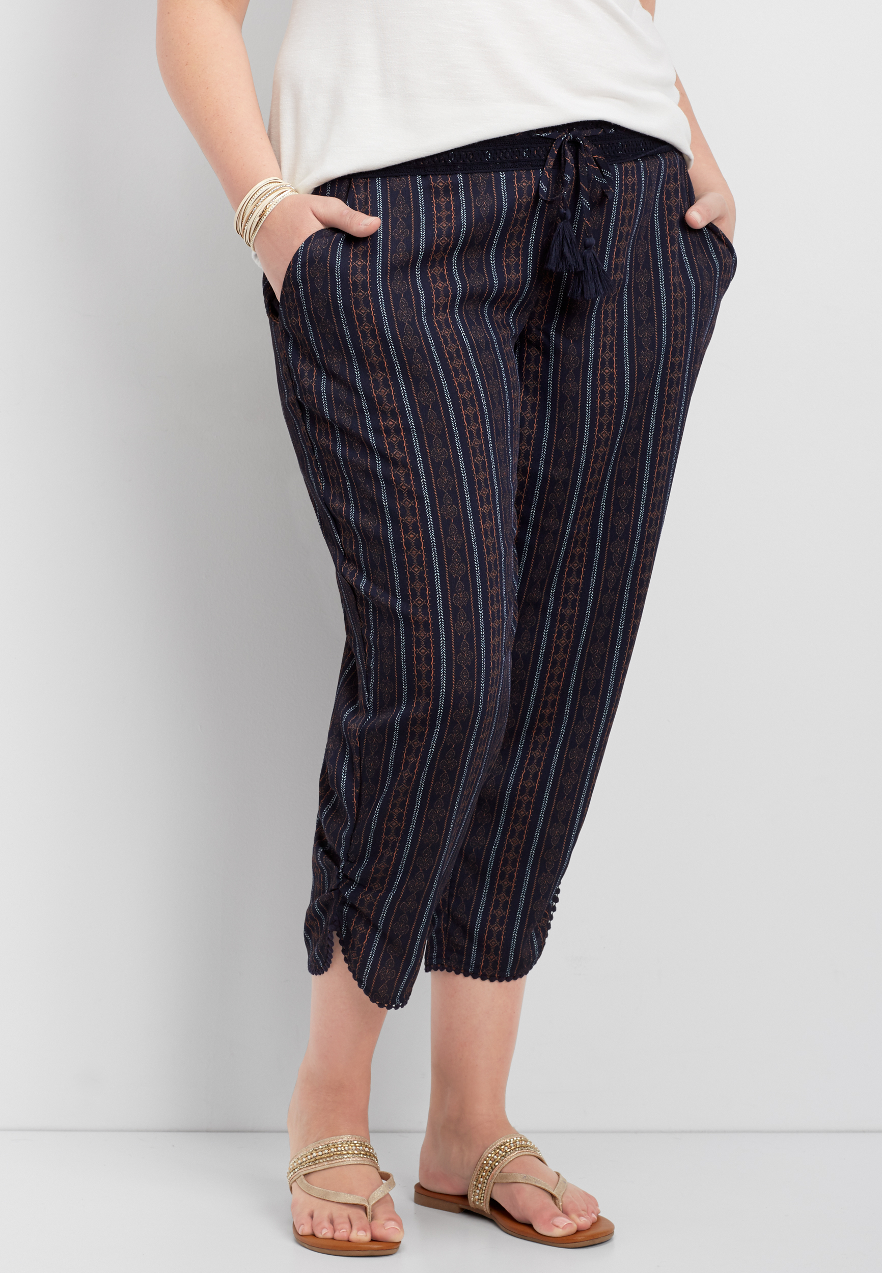 maurices striped pants