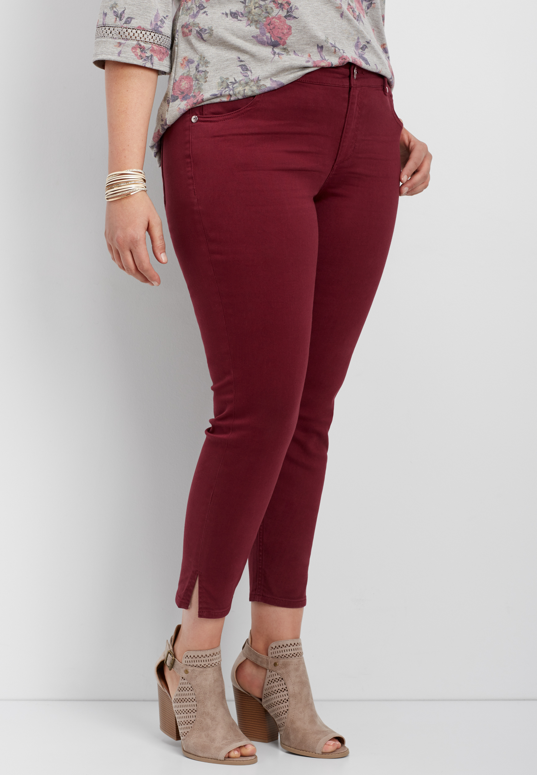 maurices colored jeggings