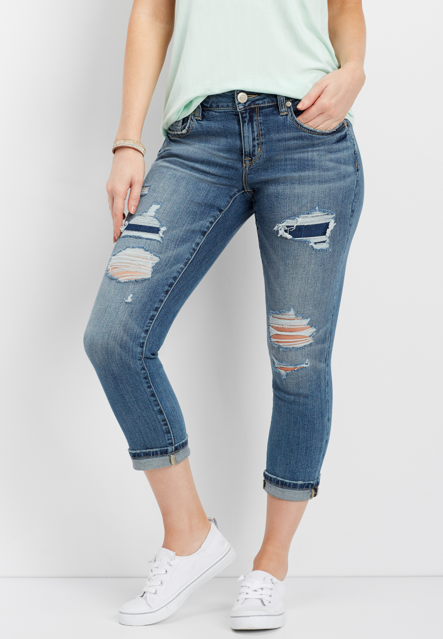 maurices crop jeans