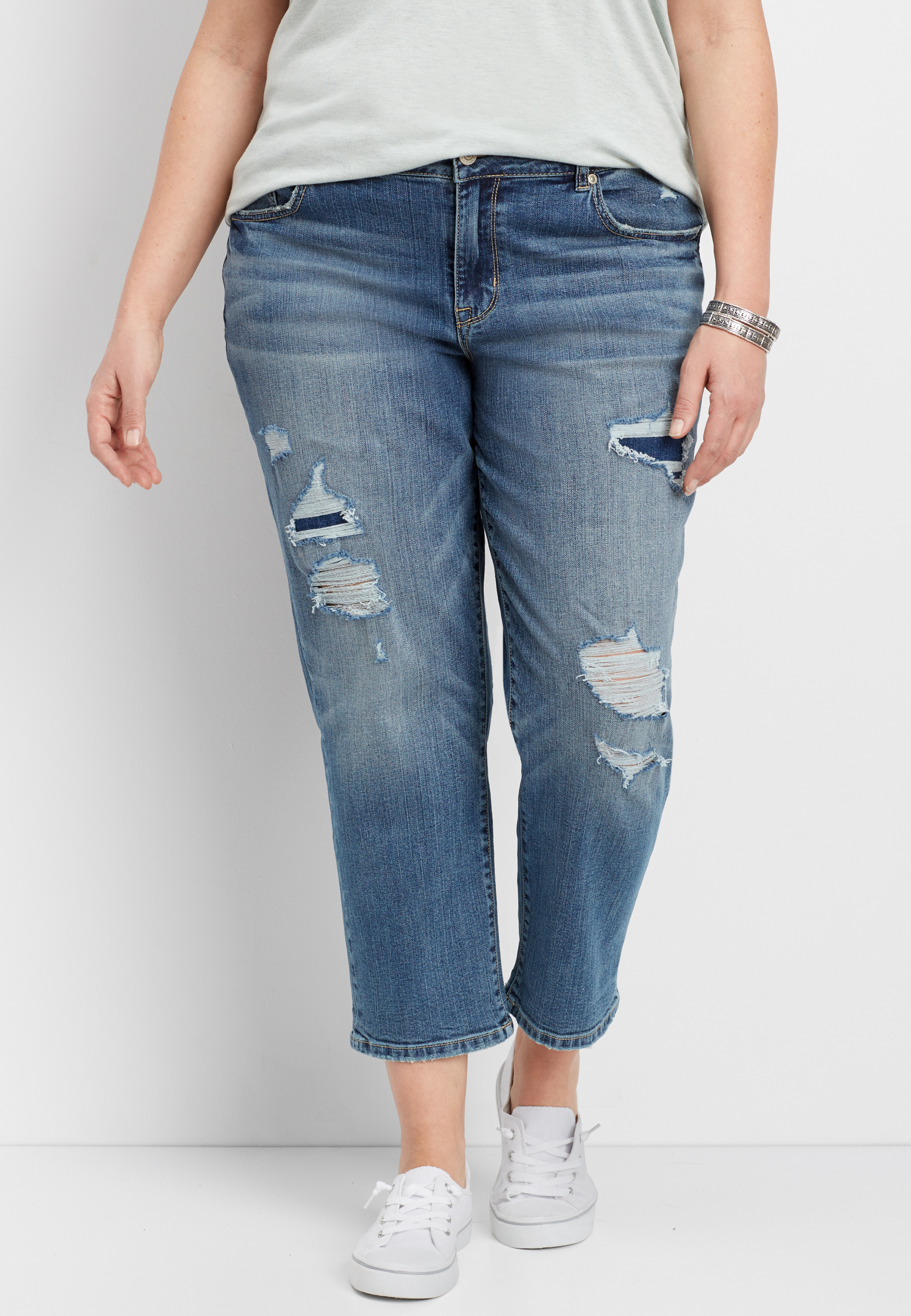 maurices cropped jeans