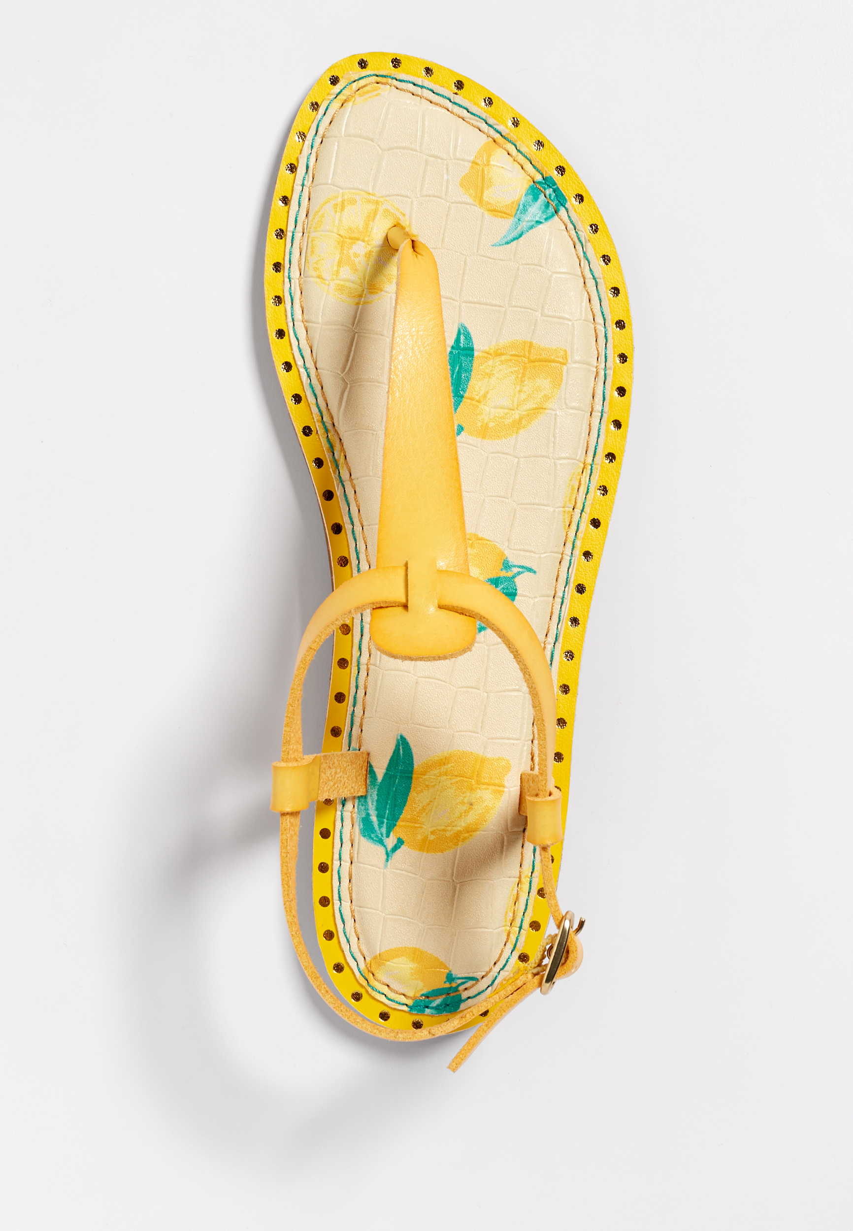 Shaelyn lemon print sandal | maurices