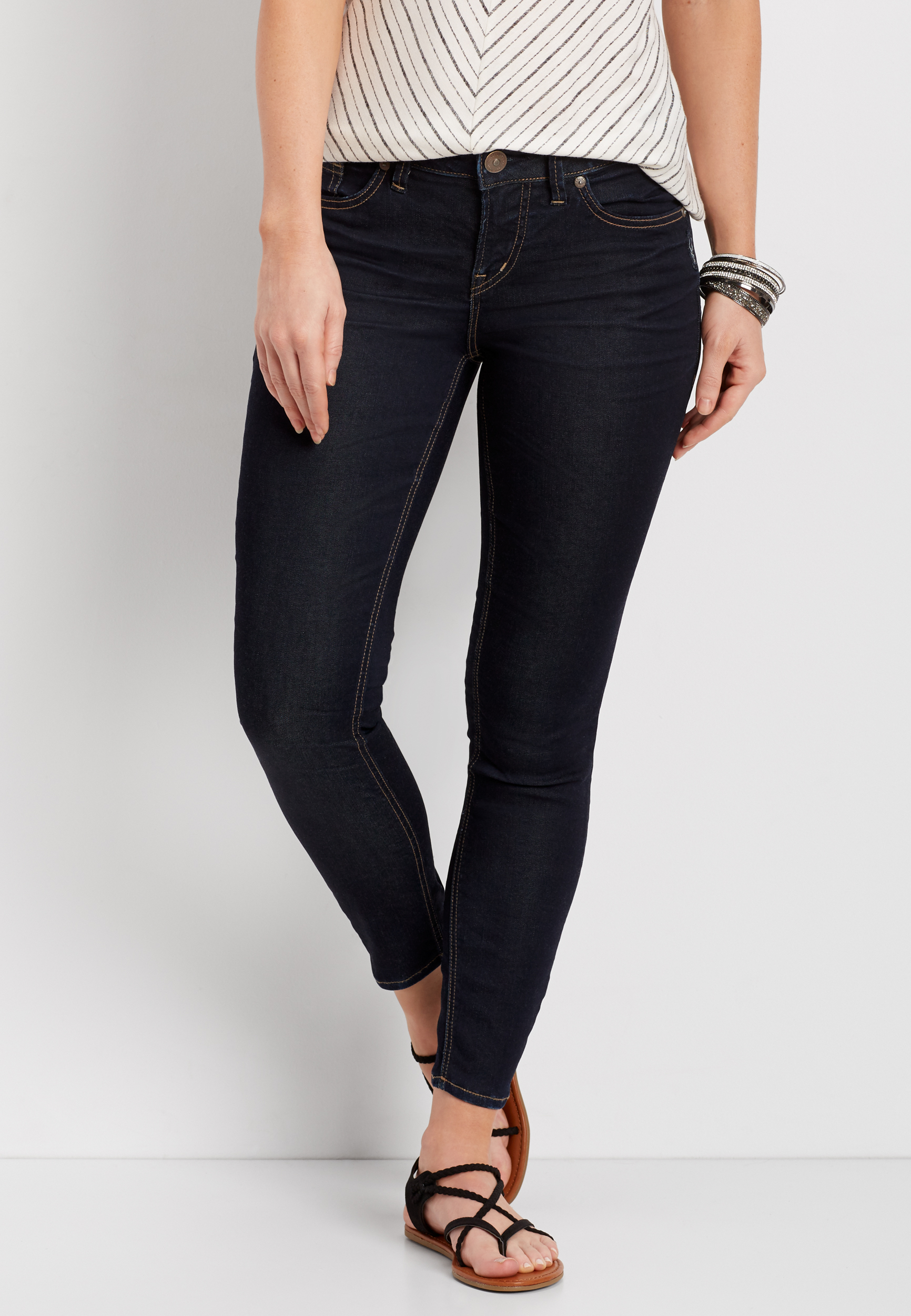aiko silver jeans clearance