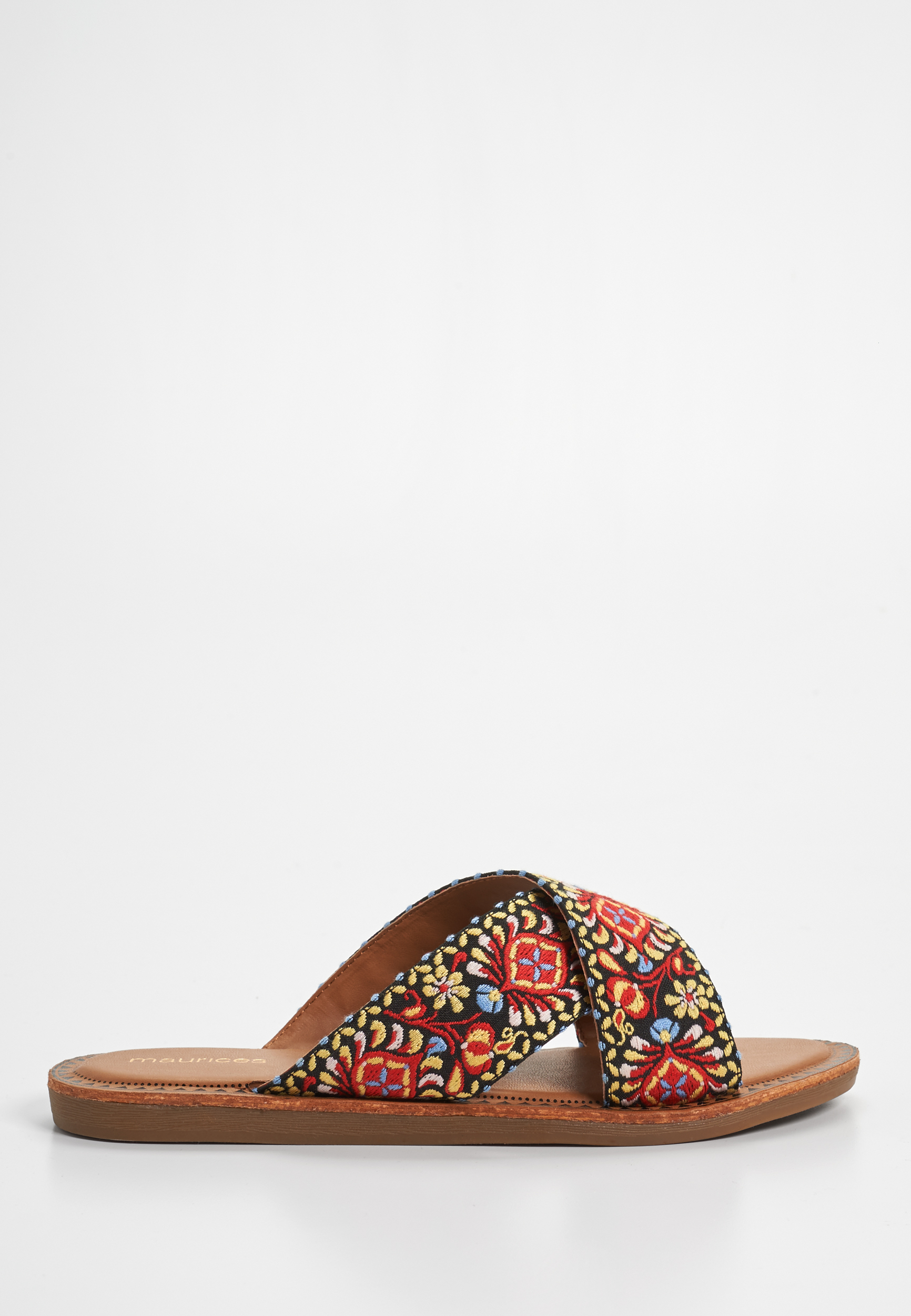 Selene floral slide sandal | maurices