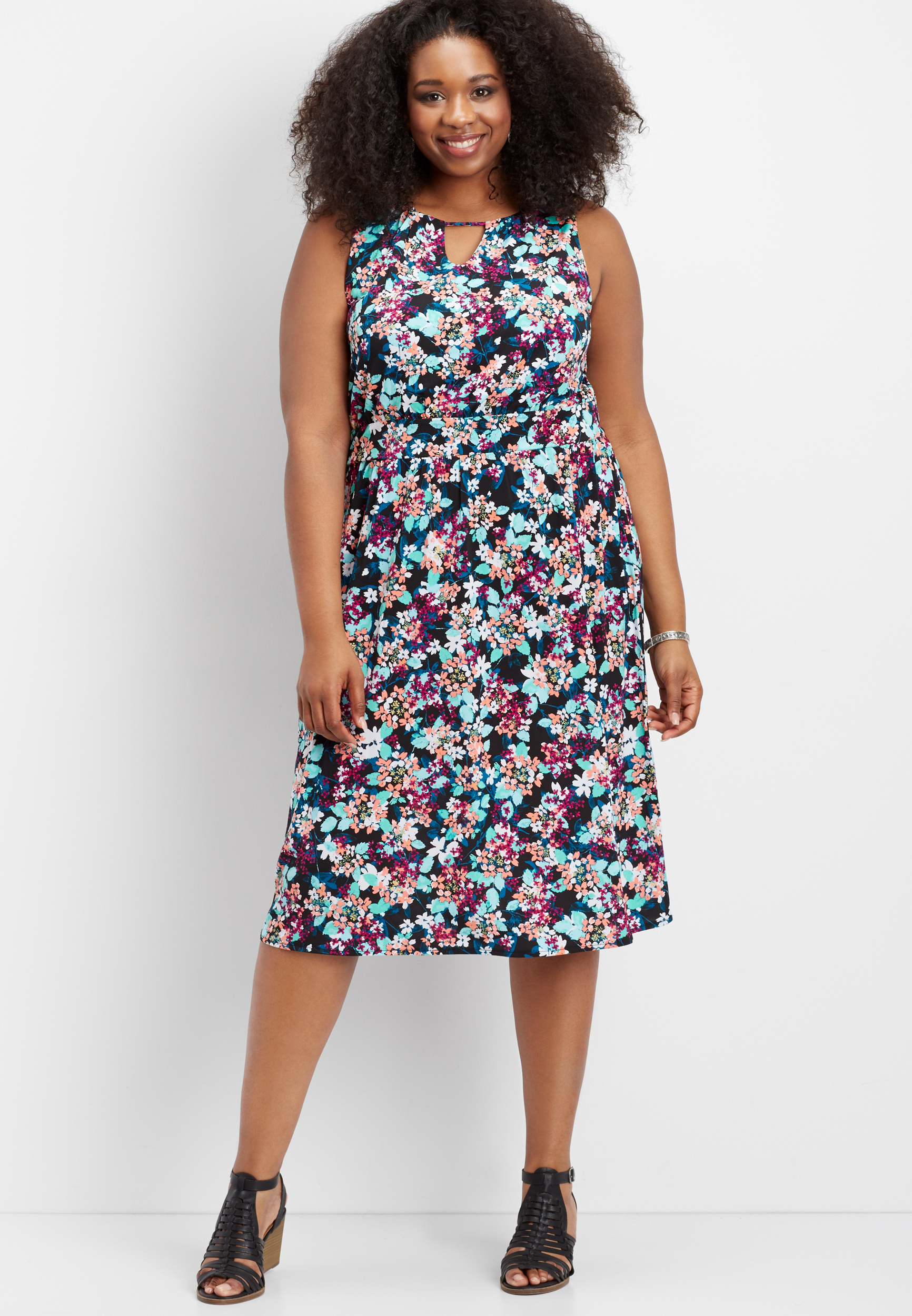 plus size field of flowers dress | maurices