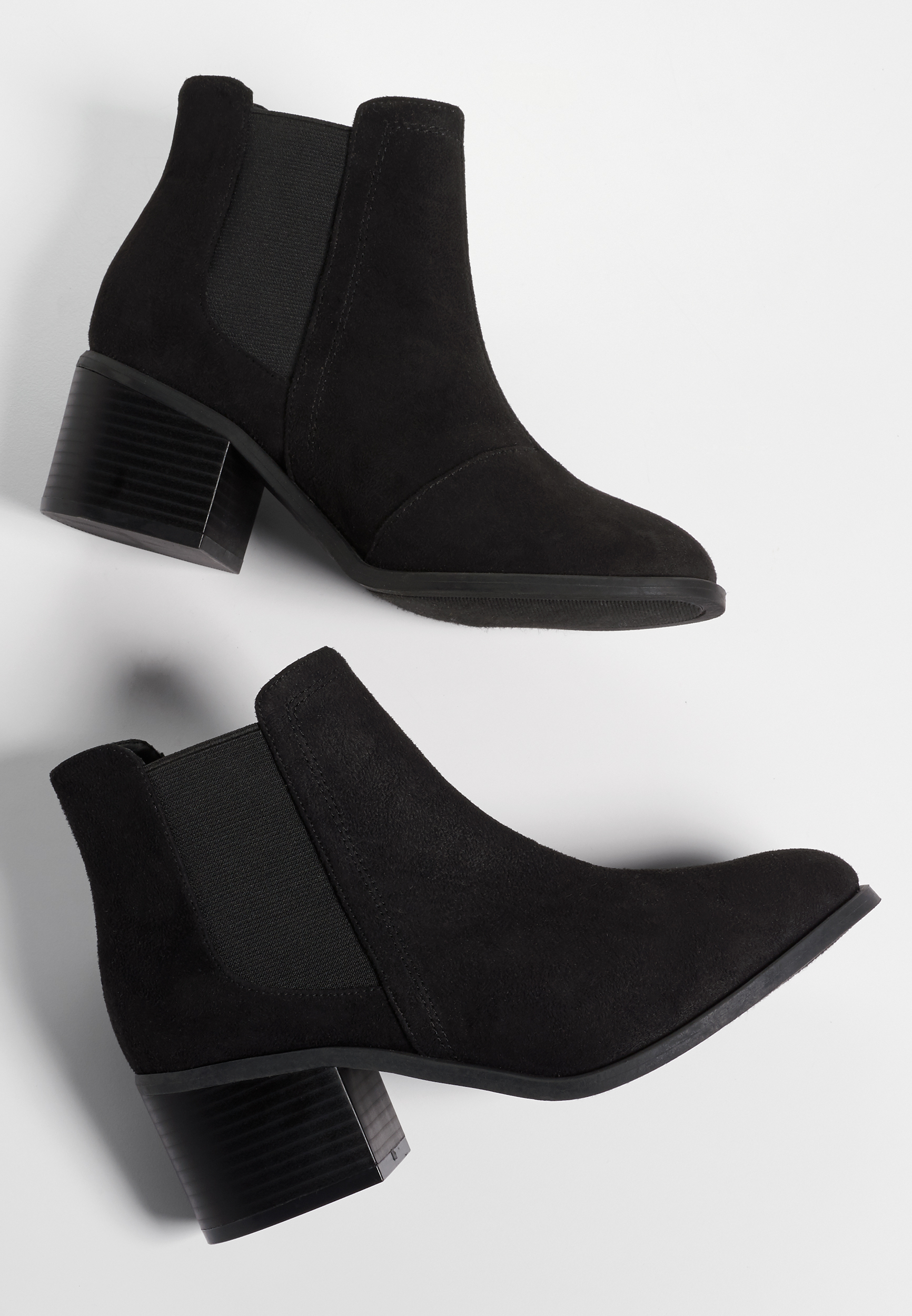 maurices black booties